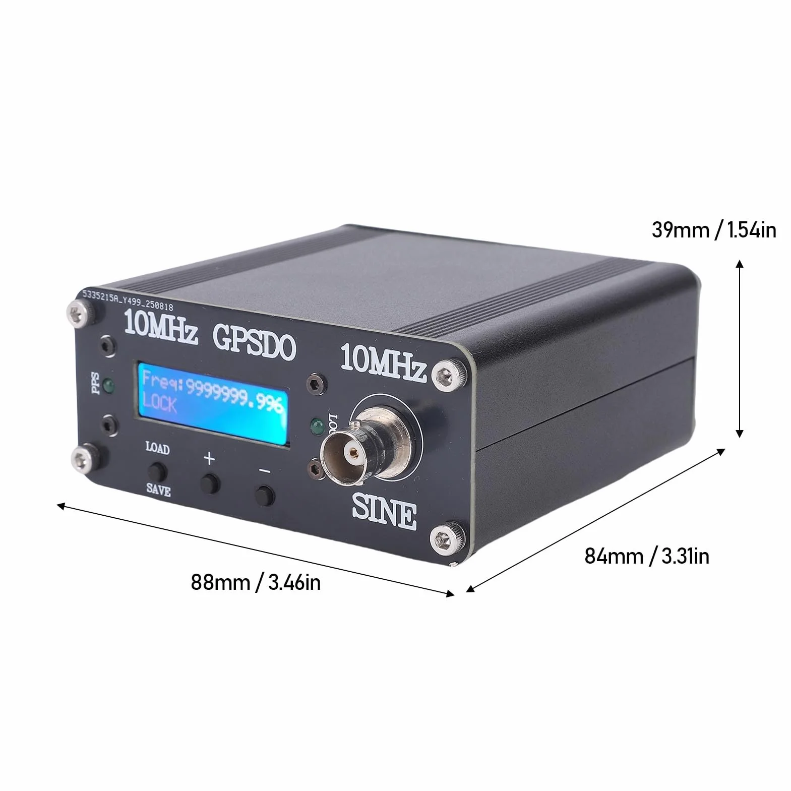 Eujgoov Dyscyplinowany Oscylator Oscylator 10 MHz Zegar Precyzyjny z Wyjściem 10 MHz dla Miernika Częstotliwości Dekoderu Audio