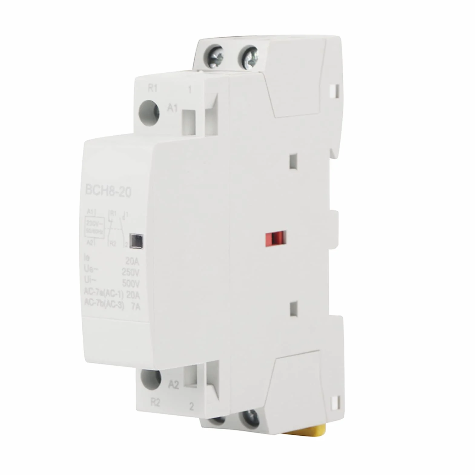 Stycznik AC 20A 1NO 1NC 230V Domowy Stycznik