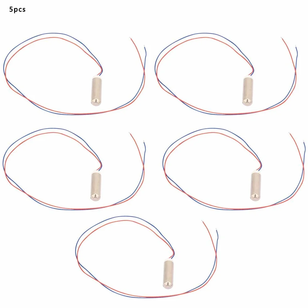 5PCS 1 * 0,3 Zoll kernloser Vibrationsmotor U/min Miniatur Micro Waterproof Coreless Vibrationsmotor für Massagegeräte
