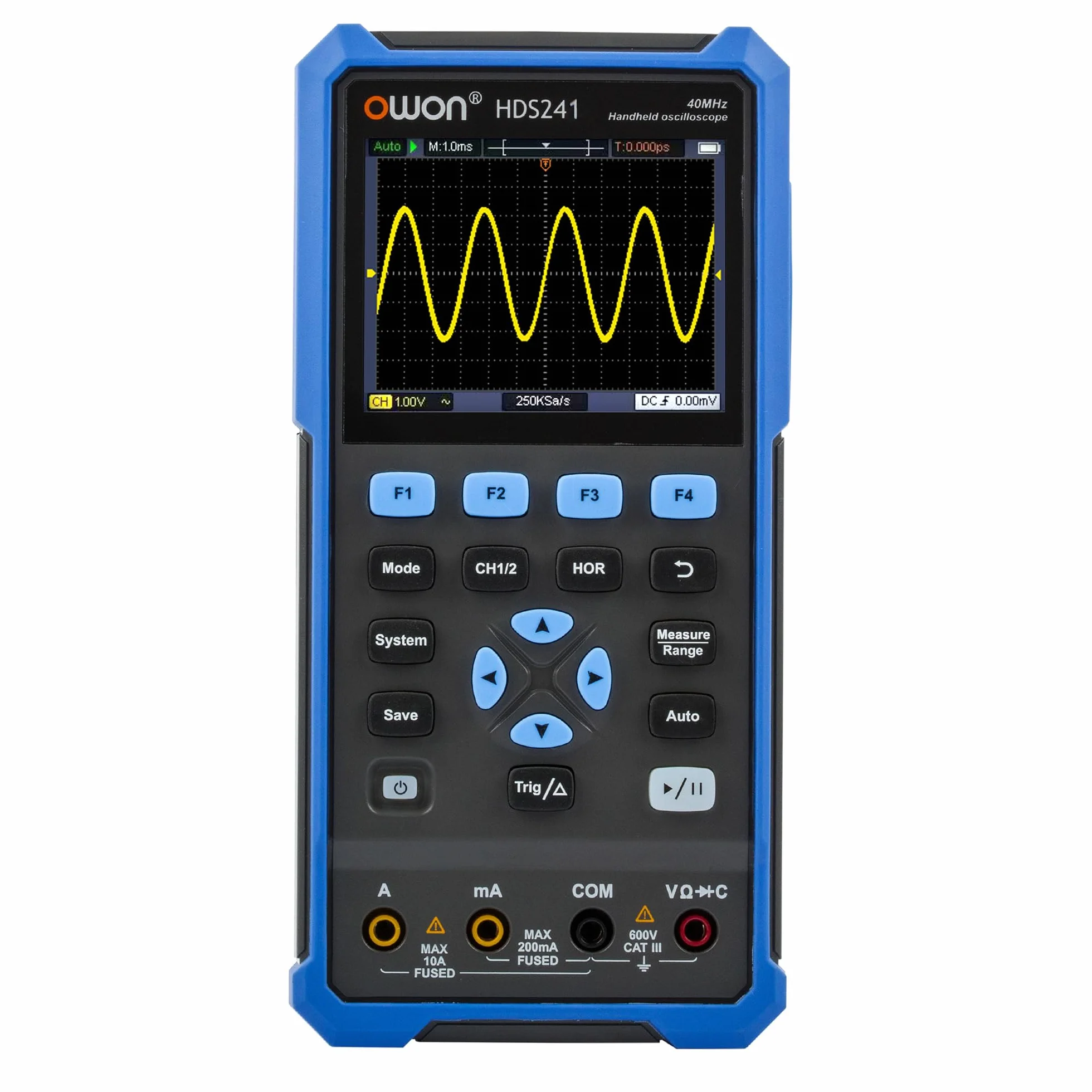 OWON HDS241 oscyloskop multimetr 3 w 1 40 MHz 24000 pomiarów 3,5" LCD