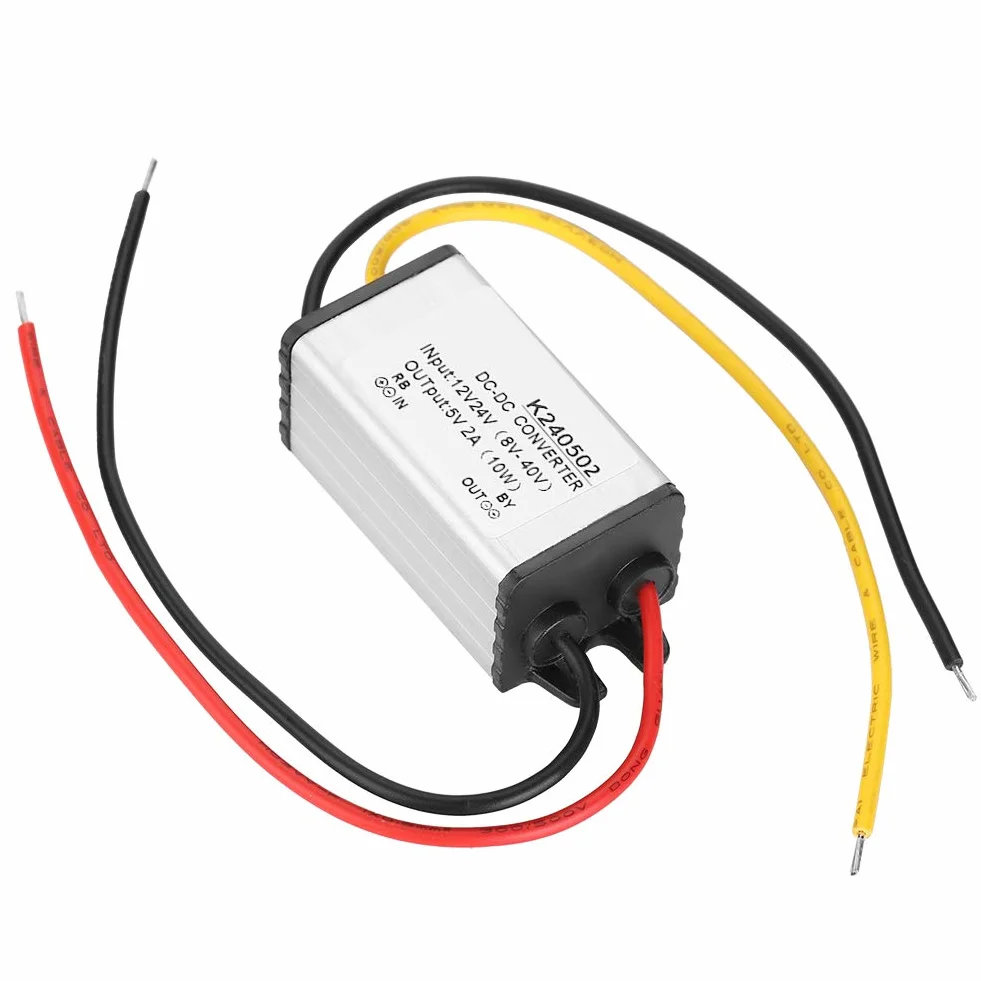 Przetwornica Obniżająca Dc-Dc 12 V / 24 V Do 5 V 2A Wydajność Regulator Napięcia Diy Zasilacz Obniżający Moduł Zasilający