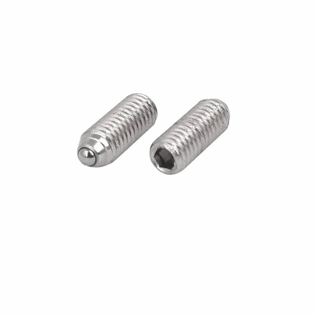 Sourcingmap M3 x 8 mm 304 stal nierdzewna sprężyna z gniazdem sześciokątnym zestaw śrub 10 szt