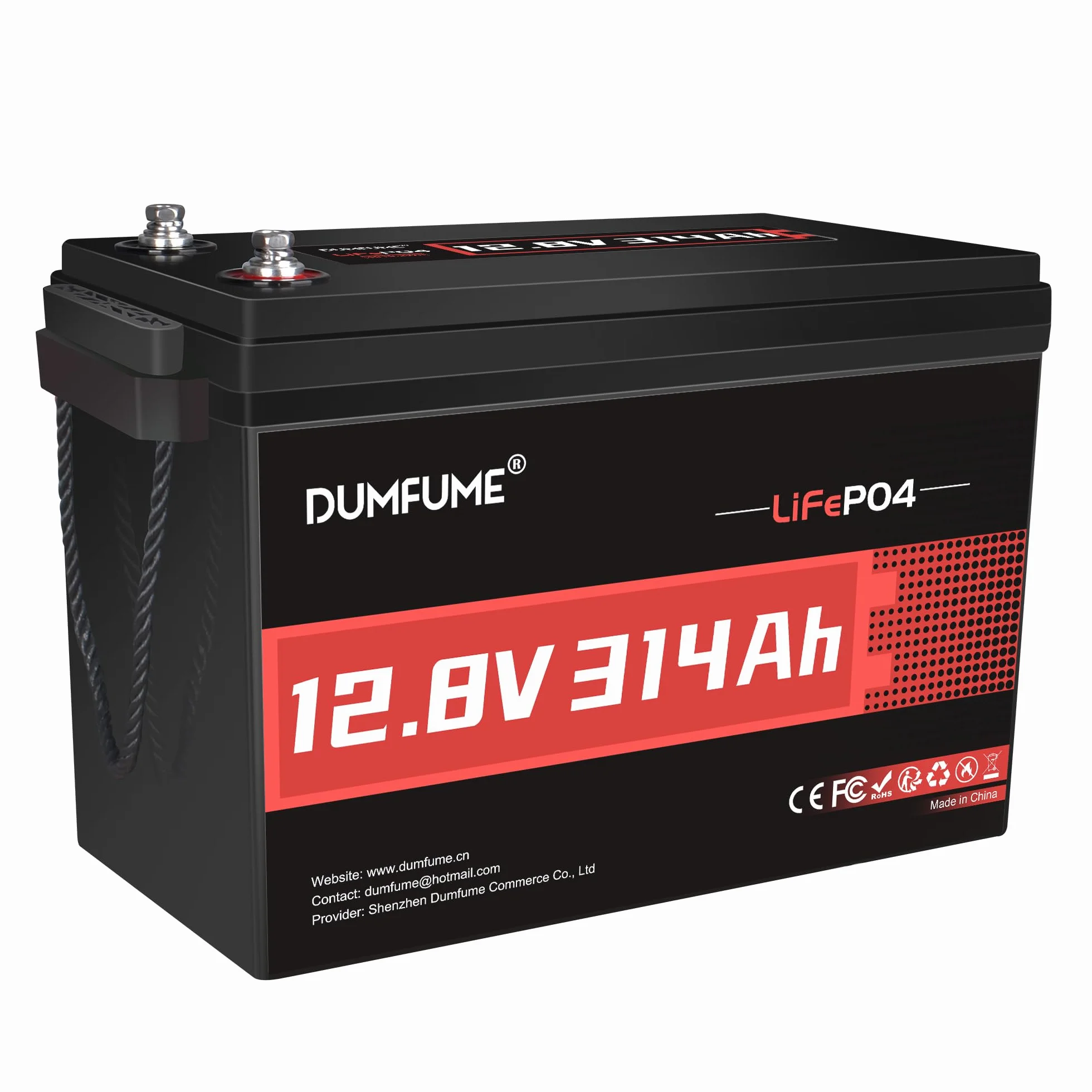 Bateria LiFePO4 12V 300Ah (314Ah) z BMS 200A 4019Wh 4000+ Cykli Akumulator Litowy do Kamperów Fotowoltaiki Off-Grid