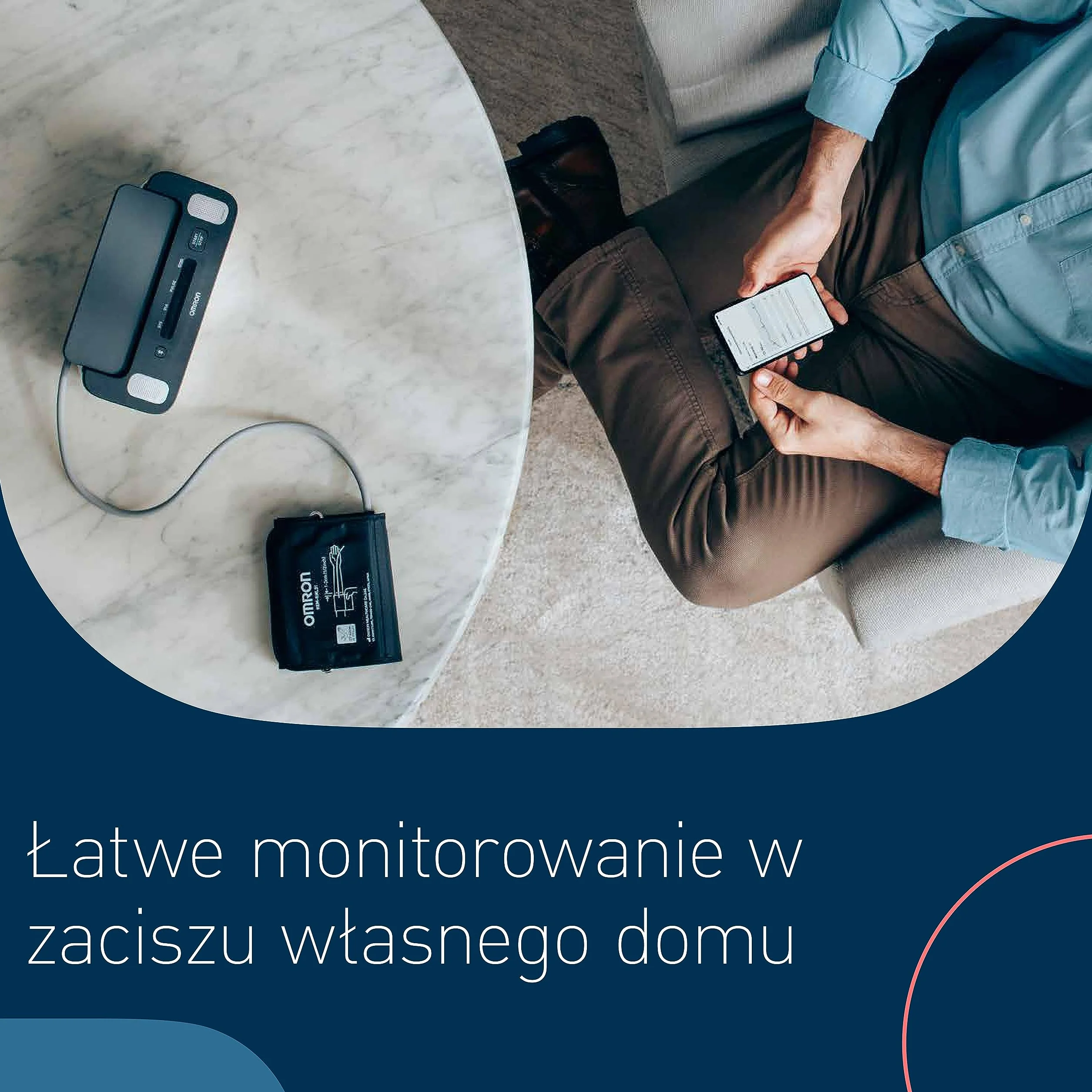 OMRON Complete smart ciśnieniomierz EKG do pomiaru ciśnienia krwi i kontroli AFib