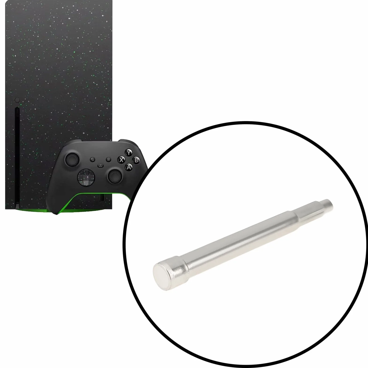 Briny River 2 zestawy sprężyn kontrolera spustu LT RT i metalowy pręt osi pinów kompatybilny z Xbox Series X/S