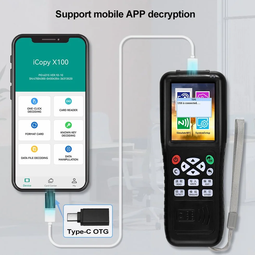 iCopy RFID kopiarka pełny wieloczęstotliwościowy czytnik kart inteligentnych NFC pisarz powielacz
