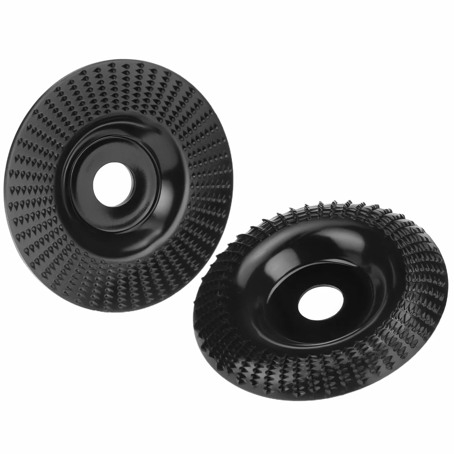 QWORK® 2 szt. frez do drewna tarcza tarnikowa Ø 125 mm x 22 mm, tarcza szlifierska do drewna, do materiałów niemetalicznych i nietwardych