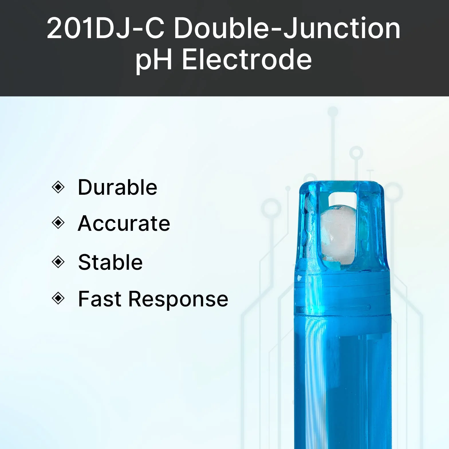 Apera Instruments 201DJ-C Double-Junction kombinowana elektroda pH AI3115
