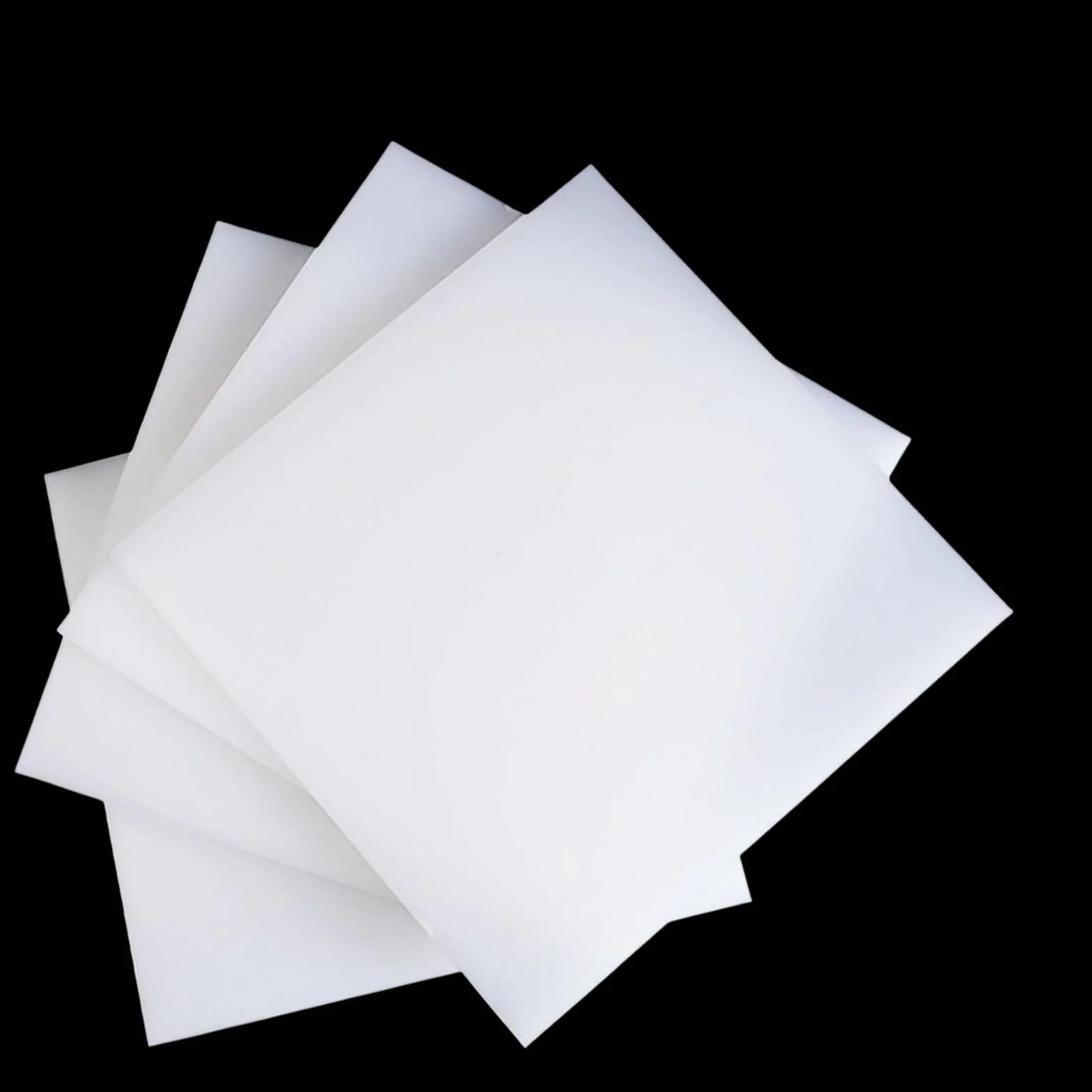 500x600mm White Rigid PP Sheet, For CNC Cutting Machine Shields Divider Panels Industrial DIY, 1 Pcs, Thickness 2-10mm(5mm)