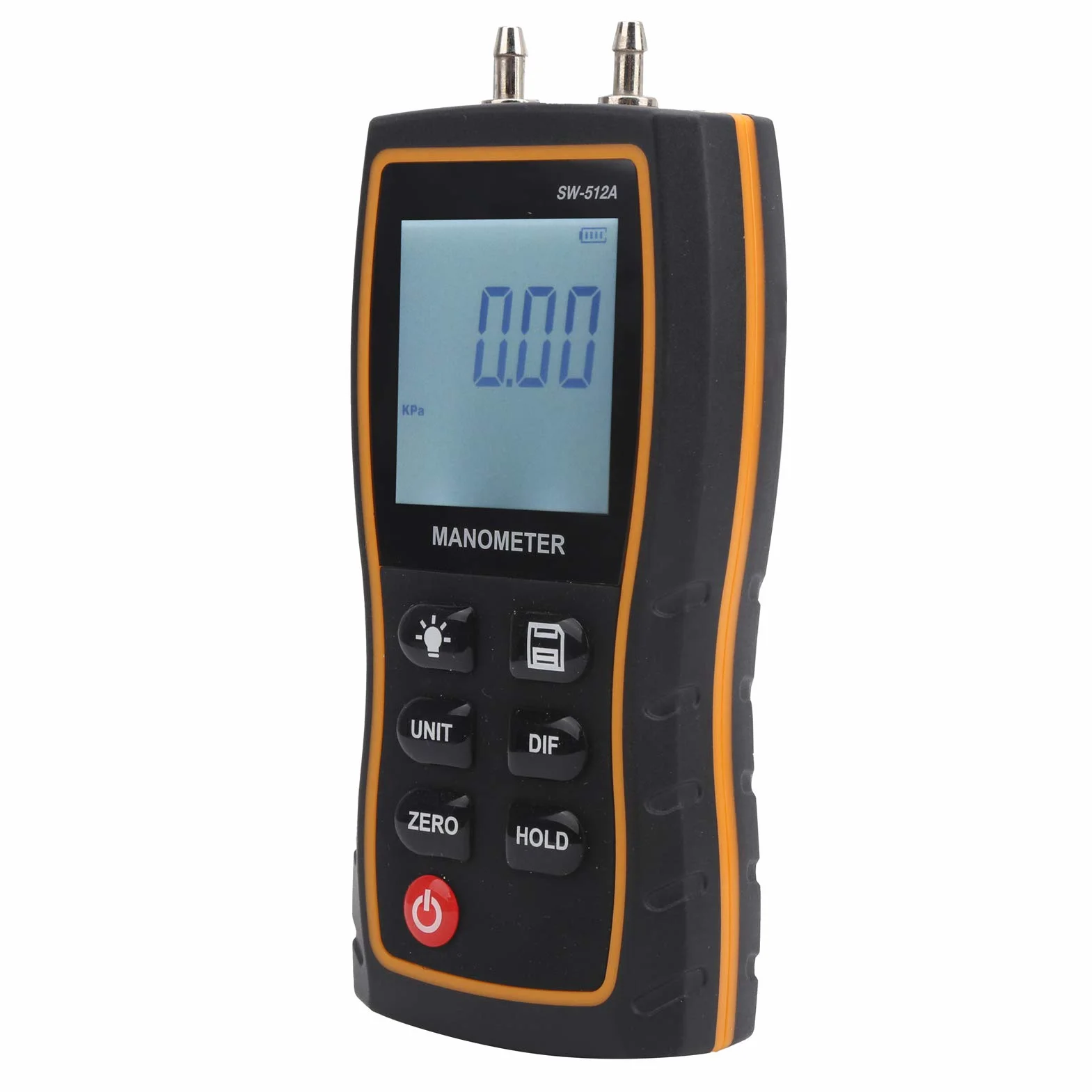 Cyfrowy Manometr Różnicowy SW-512A Ręczny Miernik Ciśnienia HVAC z Podświetlanym Wyświetlaczem LCD do Systemów Wentylacji i Klimatyzacji
