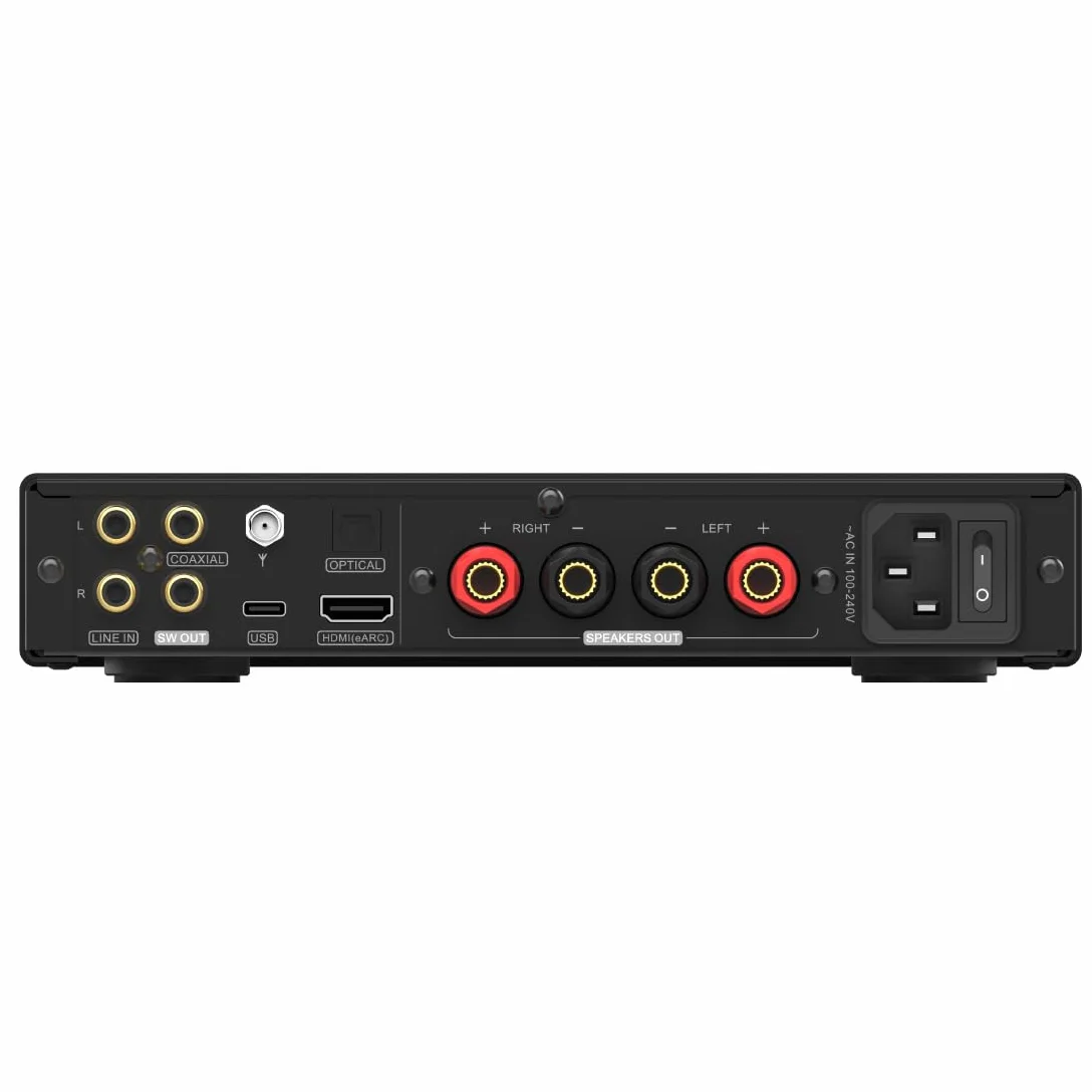 SMSL AO300Pro Power Amplifier DAC Headphone Amp 2.1CH 165Wx2 with MA5332MS IC MQA MQA-CD DAC CS43131 IC 4.4mm/6.35mm 768K/32Bit XMOS XU316 USB/BT5.3/Coax/Opt/RT CA/HDMI(eARC) wzmacniacz wejściowy