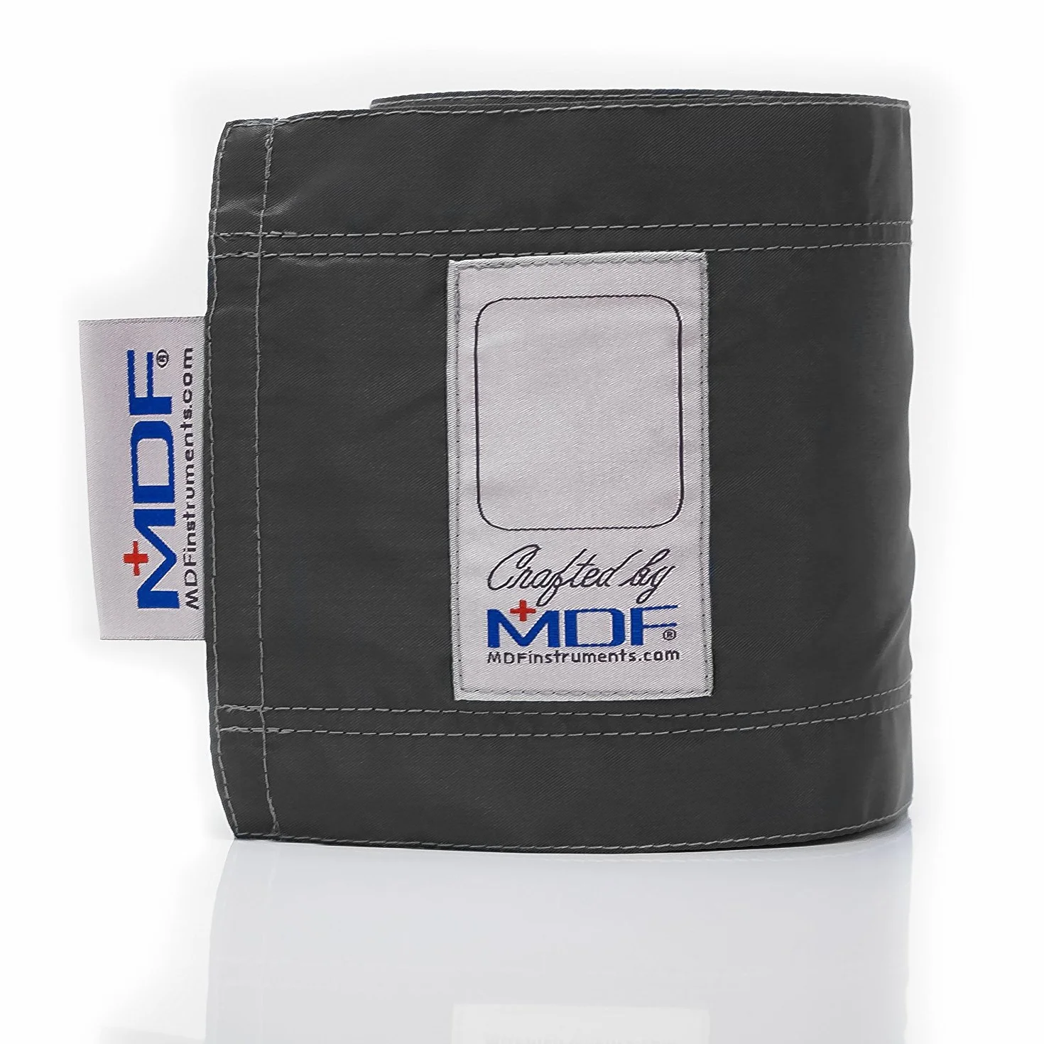 MDF® Bravata® Palm Aneroid sphygmomanometr - profesjonalny pomiar ciśnienia krwi z mankietem o rozmiarze dla dorosłych w zestawie - szary (MDF848XPD-12)
