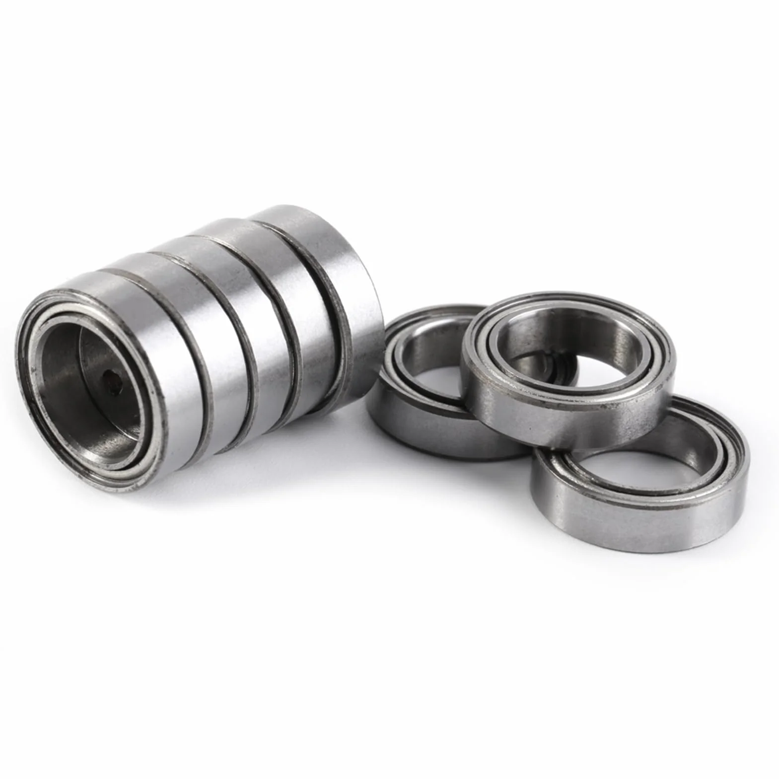 20 sztuk 6700ZZ Łożyska kulkowe o cienkiej sekcji, podwójnie ekranowane stalowe łożyska kulkowe 10x15x4mm do różnych projektów z ochroną przed zanieczyszczeniami