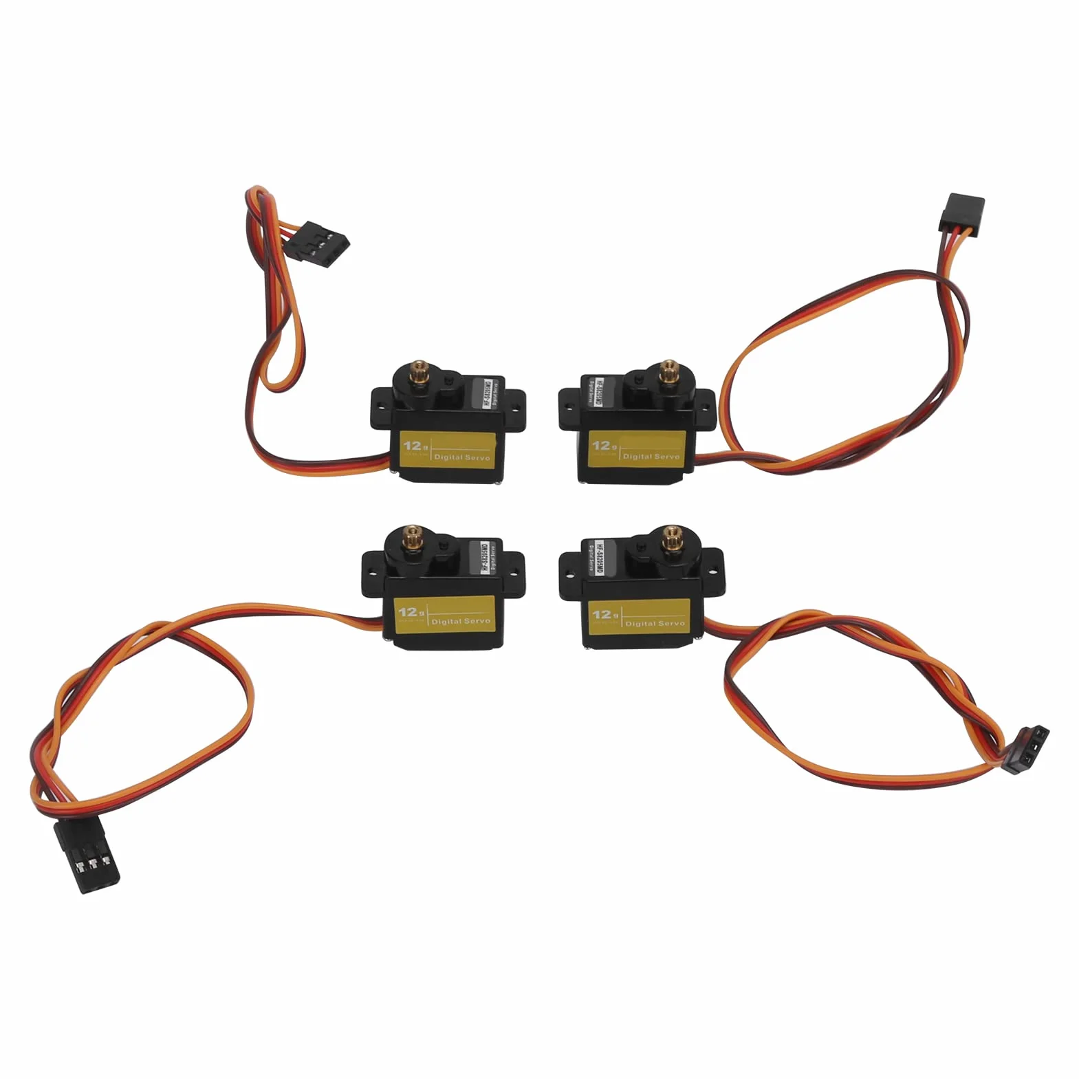 RC Micro Servo 12G Metal Gear Servo 180 Stopni dla RC Robot Model Fixed Wing