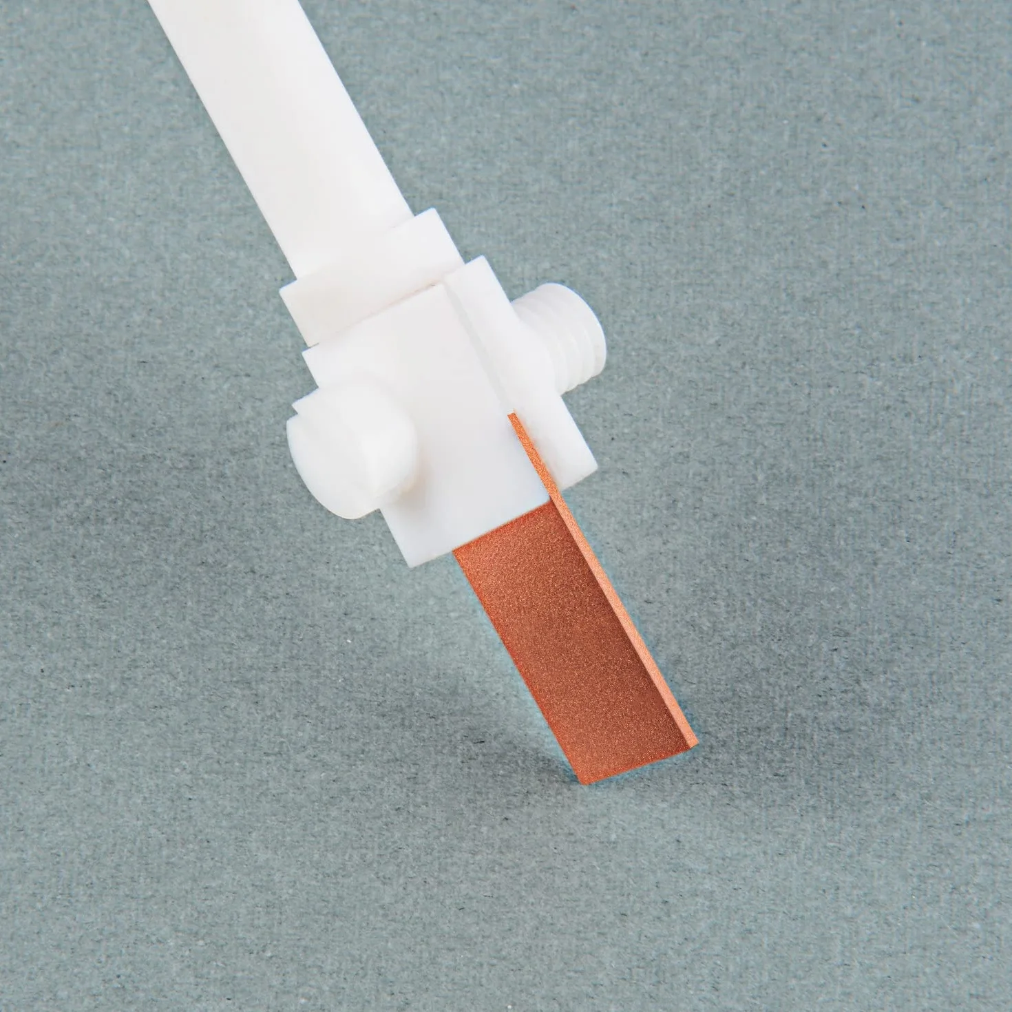 stonylab PTFE Platyna Uchwyt Elektrody, Różnego Przeznaczenia Wymienny Uchwyt Elektrody z Blachą Platyna 10 * 10 mm i Korpusem z PTFE