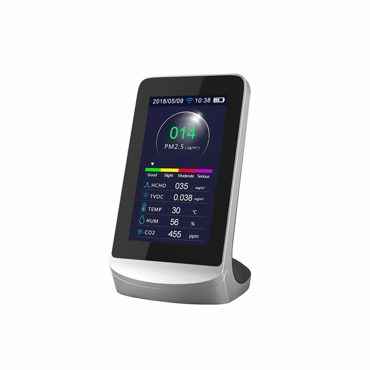 Monitor jakości powietrza PM2.5 CO2 TVOC HCHO Analizator gazu Tester