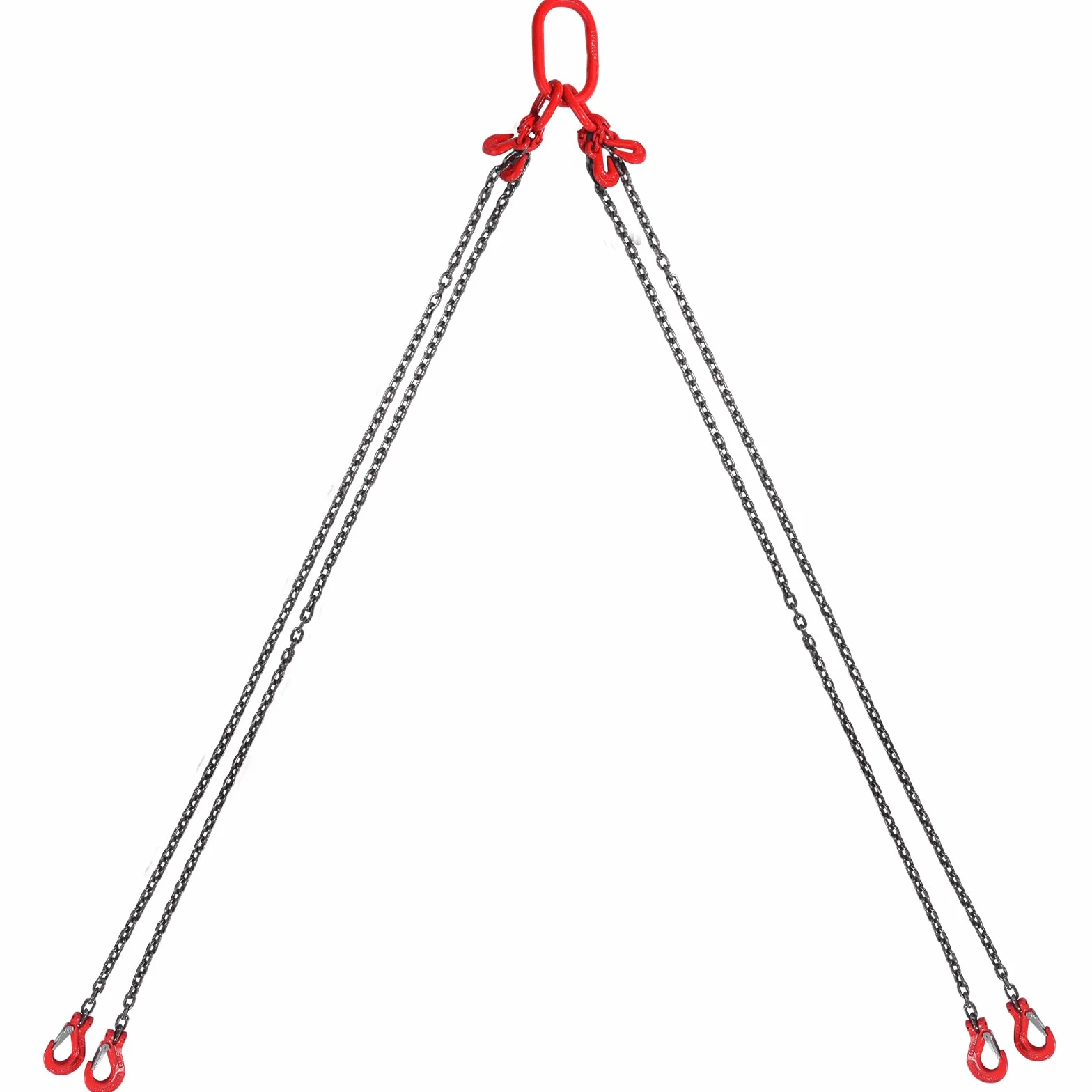 VEVOR 4-pasmowy łańcuch dźwigowy G80 1,5 m 2993 kg Ø 6 mm