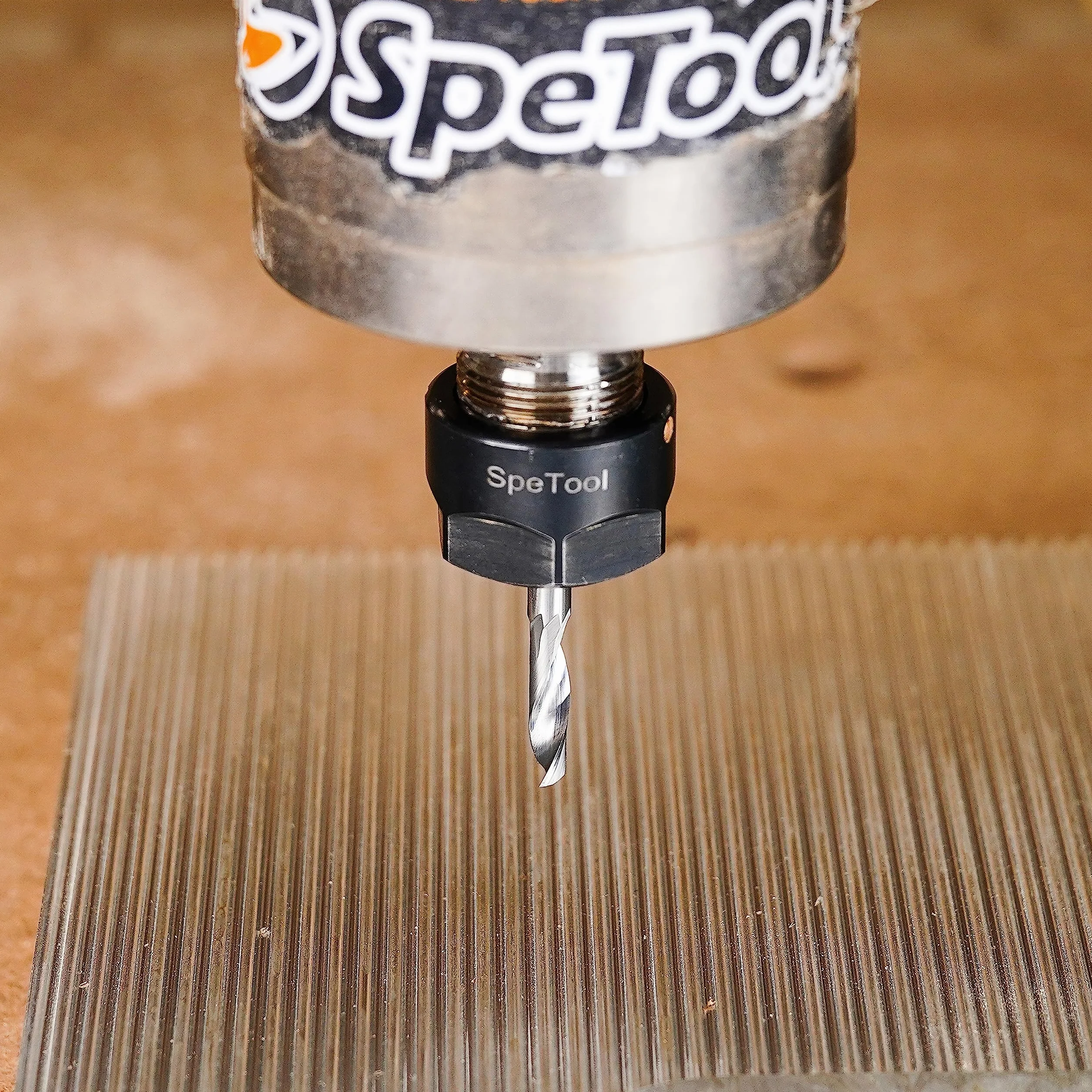 SpeTool Frez aluminiowy 6 mm 22 mm 50 mm do frezarki CNC z twardego metalu