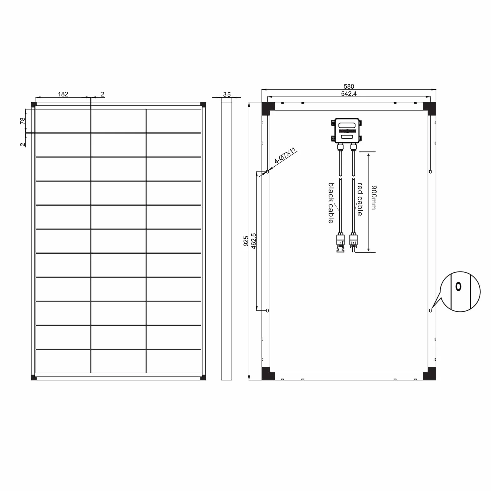 enjoy solar® Monokrystaliczny Panel słoneczny 100W 12V, ogniwa 182 mm, 10 busbarów – idealny do kampera, instalacji balkonowej, altanki, łodzi