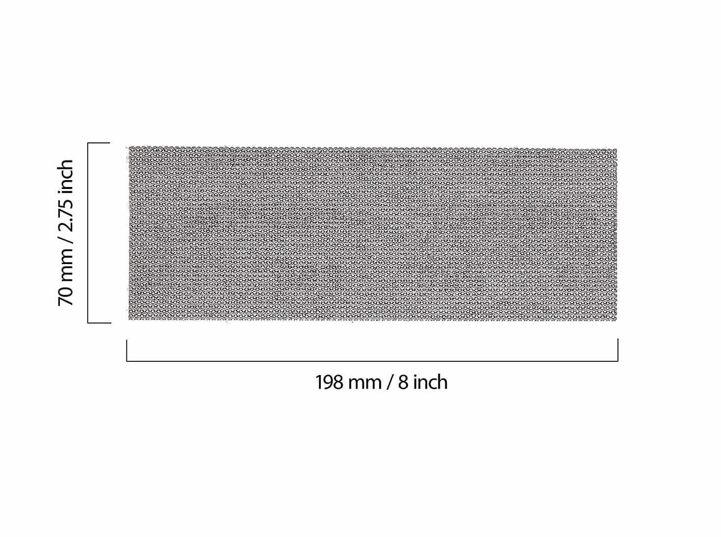 Mirka Abranet Net Paski szlifierskie 70 x 198 mm Grip/Mix-pack 5 sztuk każdego ziarna: 80, 120, 180, 240, 320, 400/30 sztuk/Do szlifowania drewna, wypełniacza, lakieru, tworzyw sztucznych