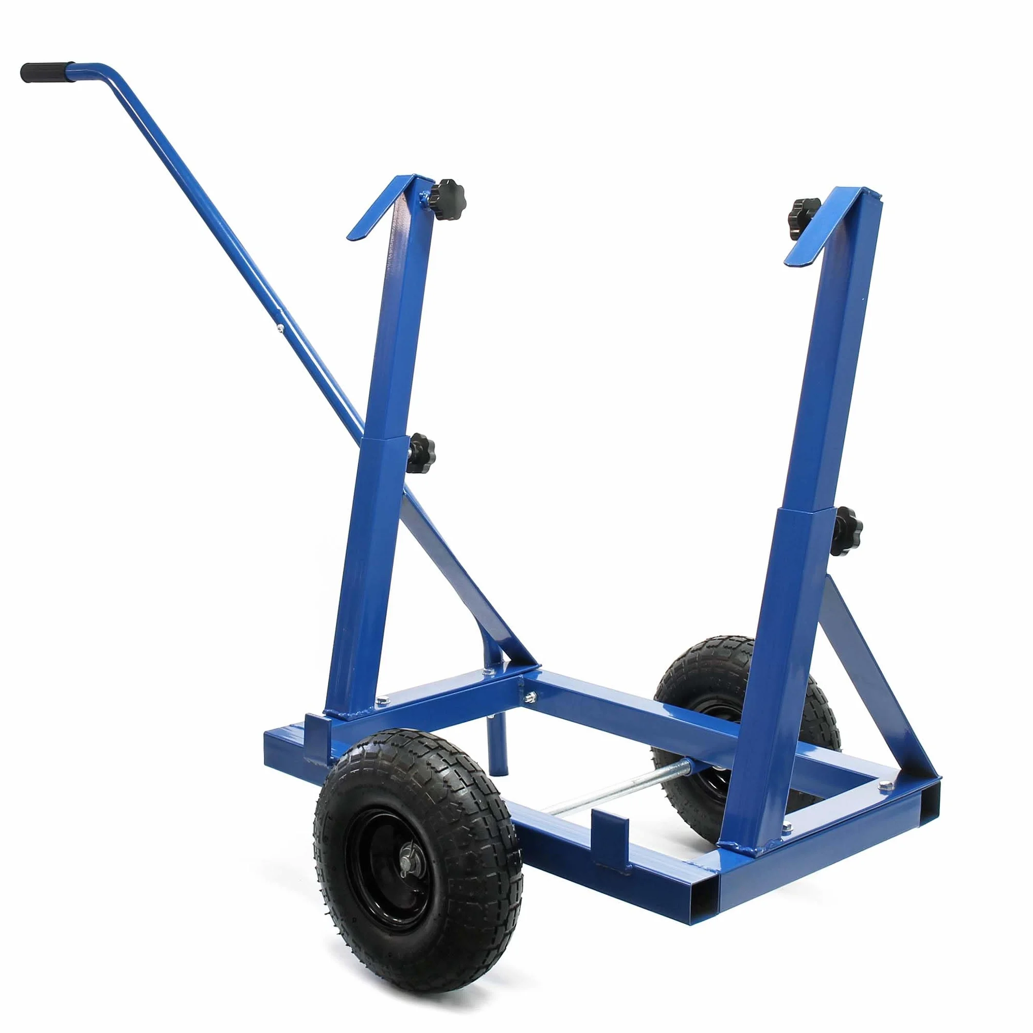 XPOtool Wózek transportowy do płyt 200 kg, regulowana wysokość mocowania 280-830 mm, 2 opony pneumatyczne, do transportu np. szyb, drwi, okien