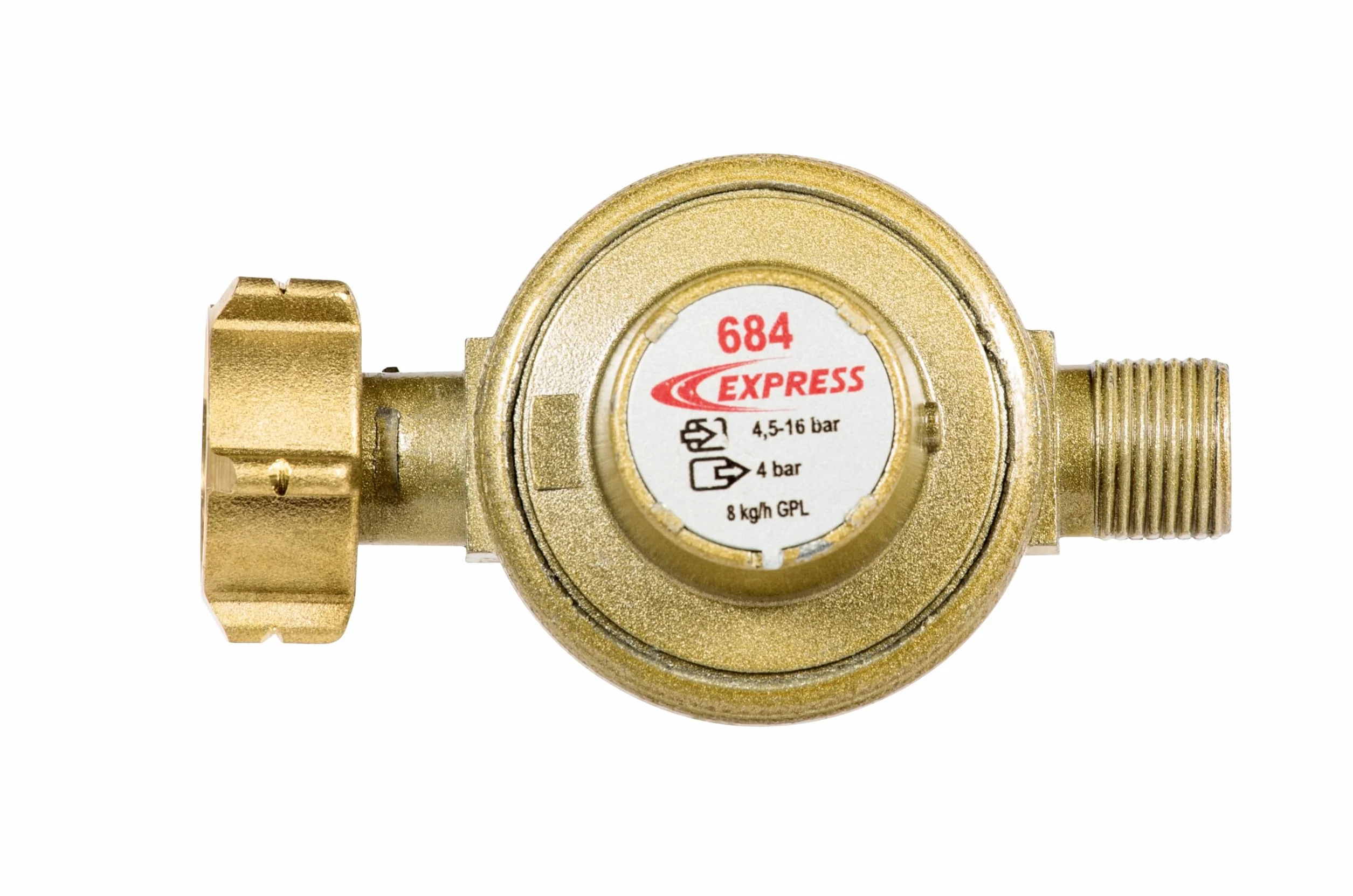 Express 684 Stałe regulator ciśnienia 4 bar Wyjście 3/8 lewa akcesoria, lampa lutownicza pokrywa-palnik-części zamienne
