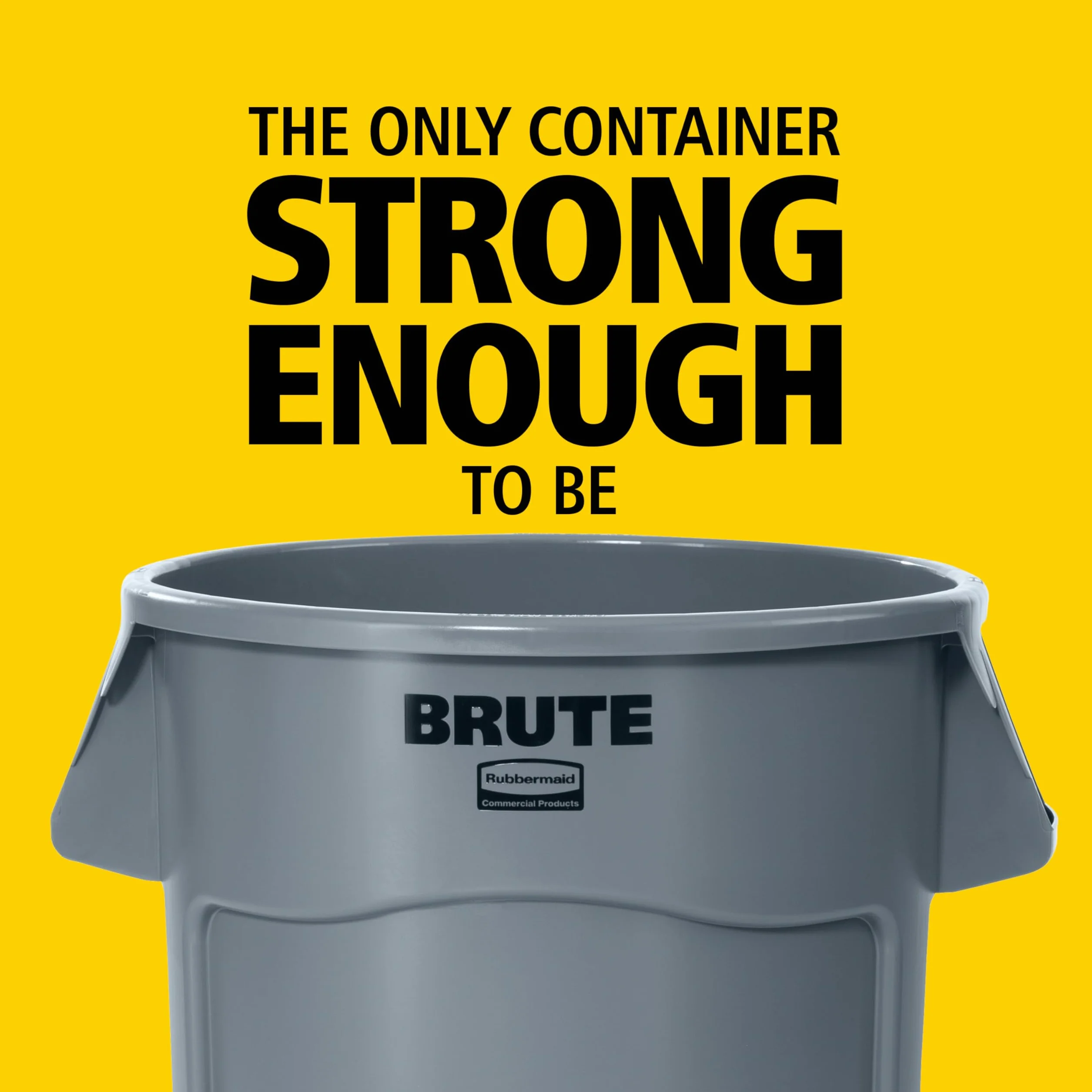 Rubbermaid Commercial Products Vented Brute okrągły pojemnik 76 litrów żółty FG262000YEL