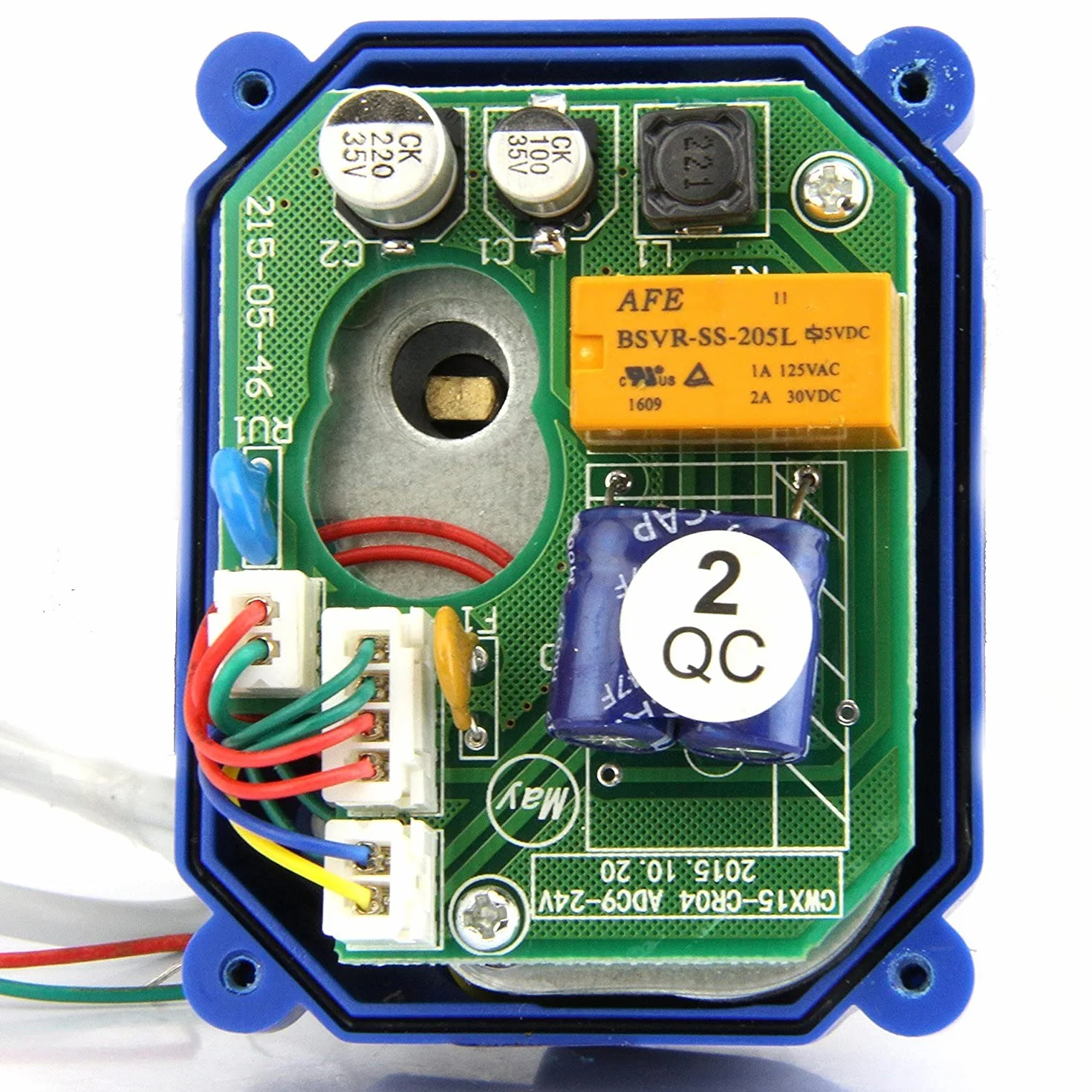 U.S. Solid 1" Zawór silnikowy Mosiądz 2-drożny elektryczny zawór sphere z napędem, 9-24V AC/DC, 2 przewody, automatyczny powrót NC