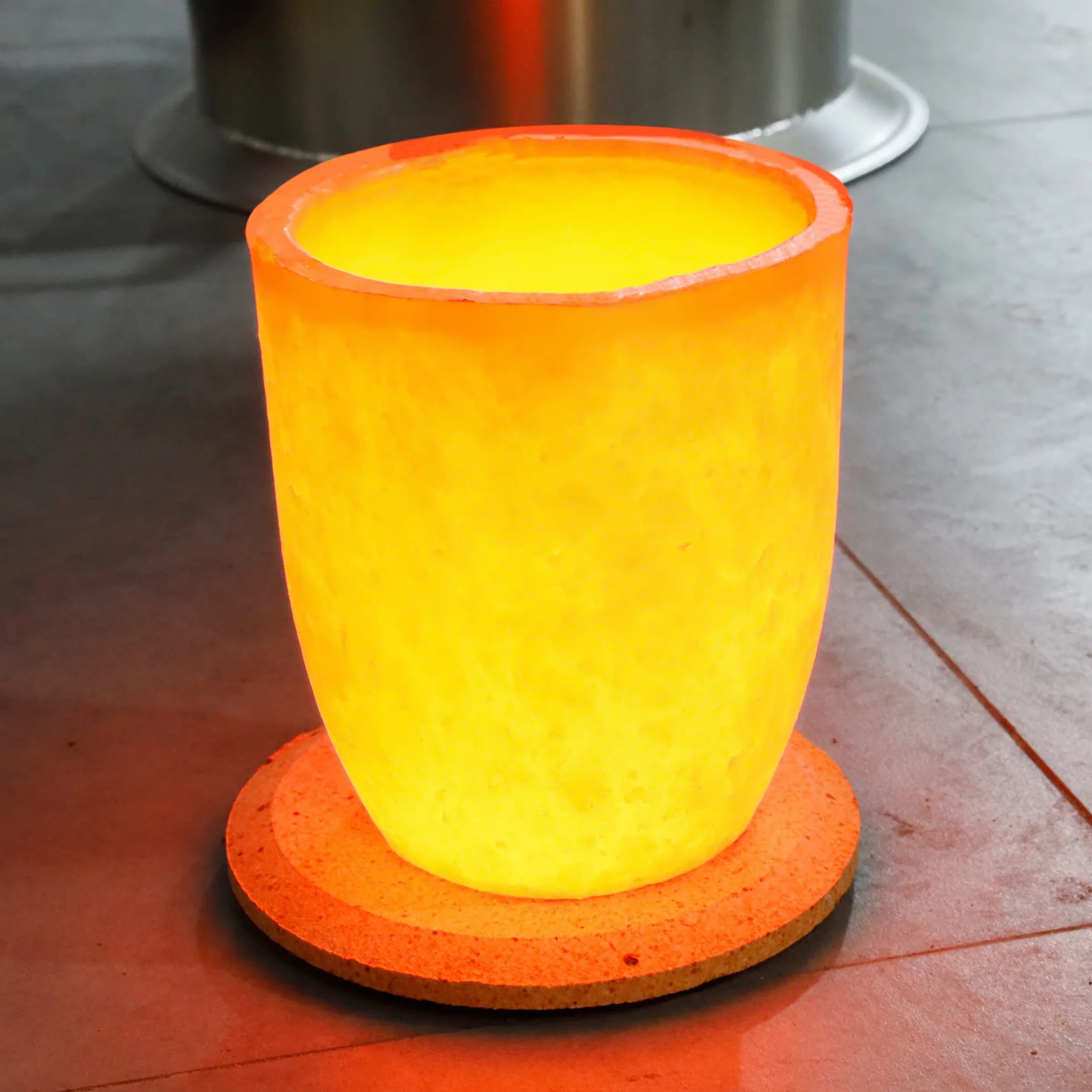 Tygiel grafitowy z węglika krzemu 6 kg 640 ml do topienia metalu 1800°C aluminium złota srebra miedzi