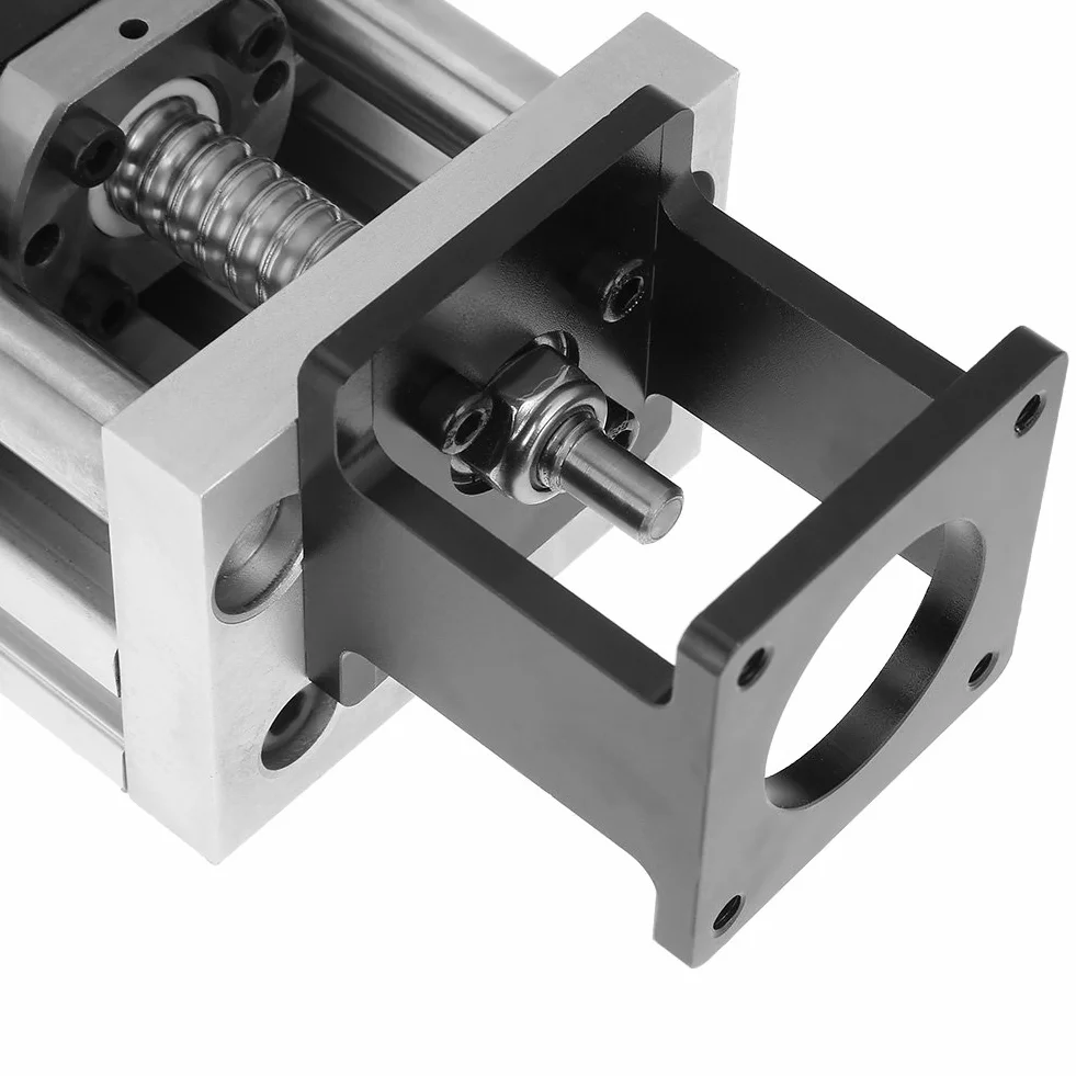 Moduł ruchu liniowego, wysoka ręczna śruba kulowa prowadnica liniowa prowadnica liniowa moduł skoku, stół przesuwny CNC 100 mm / 3,9 cala