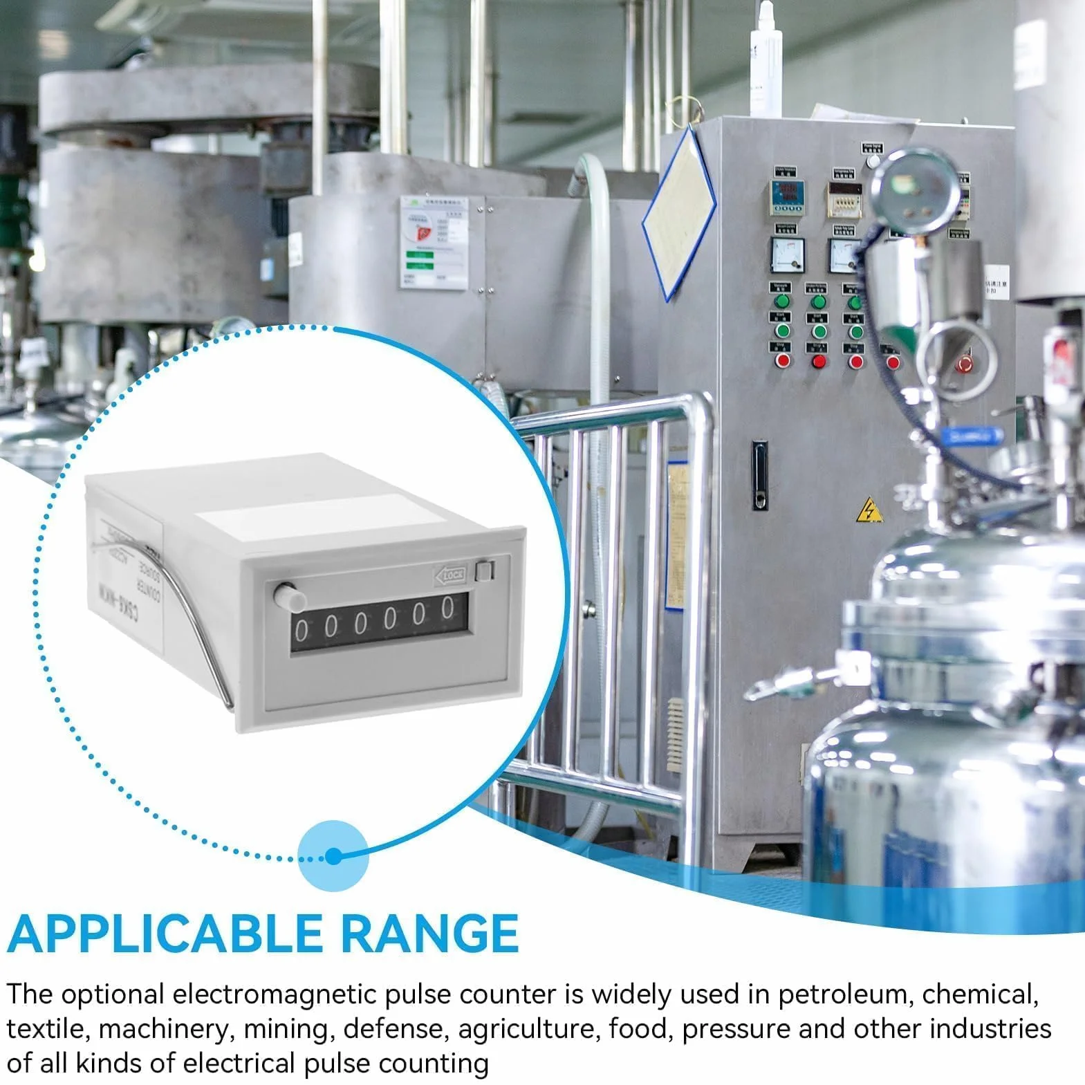 Agatige Licznik elektromagnetyczny CSK6-NKW 6-cyfrowy AC220V/AC110V/DC24V/DC12V