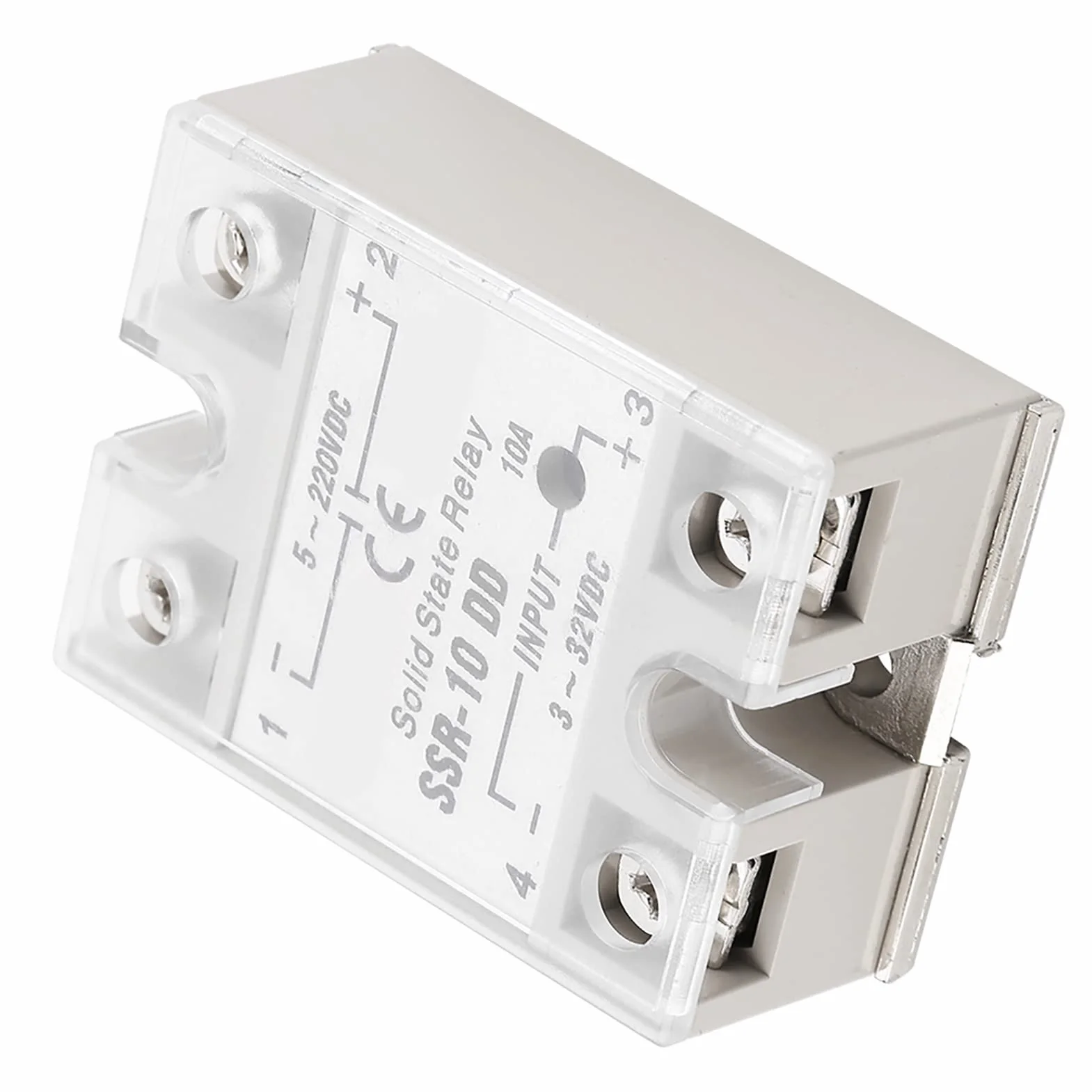 Przekaźnik półprzewodnikowy SSR-10 DD 5-220 VDC do procesu automatyki przemysłowej