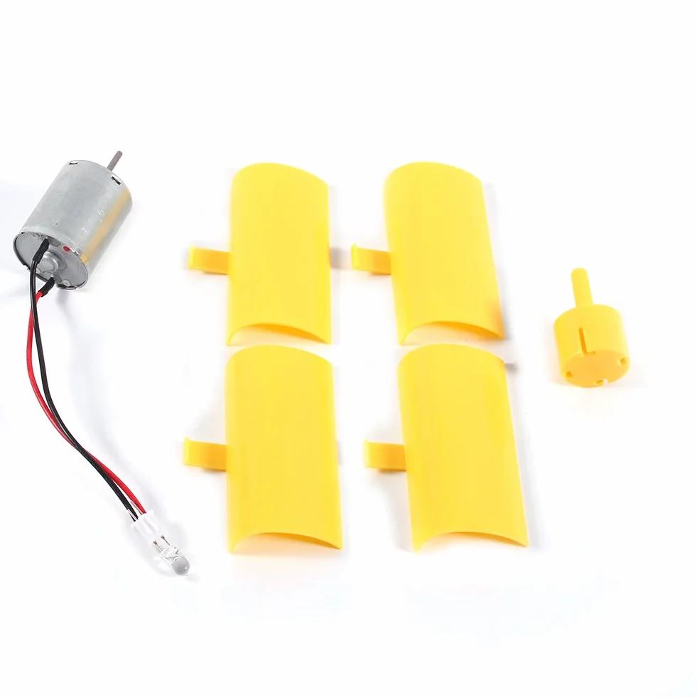 Fydun DIY Kit Małe pionowe turbiny wiatrowe Silnik Breeze Generator energii elektrycznej