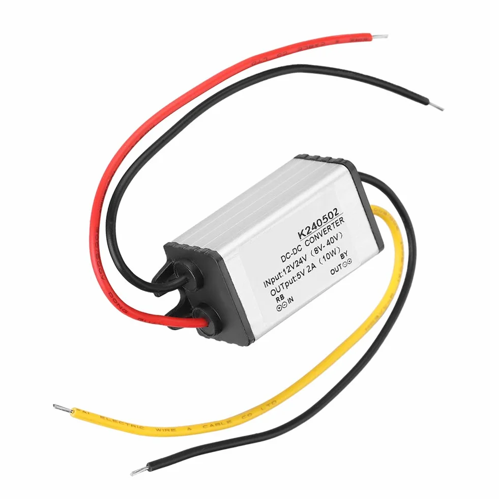 Przetwornica Obniżająca Dc-Dc 12 V / 24 V Do 5 V 2A Wydajność Regulator Napięcia Diy Zasilacz Obniżający Moduł Zasilający