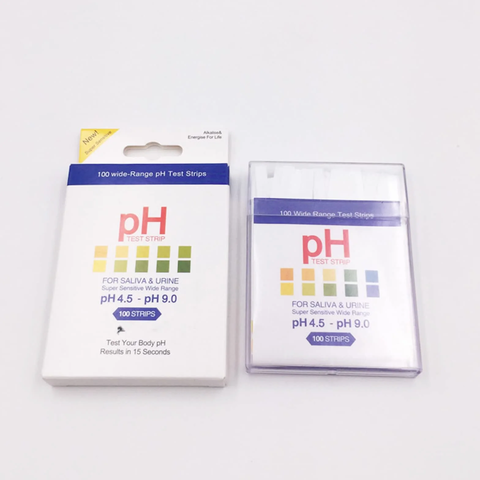 EWANTO 200 pasków testowych pH śliny i moczu, zakres 4,5-9,0, wysoka czułość, papier lakmusowy z kartą kolorów