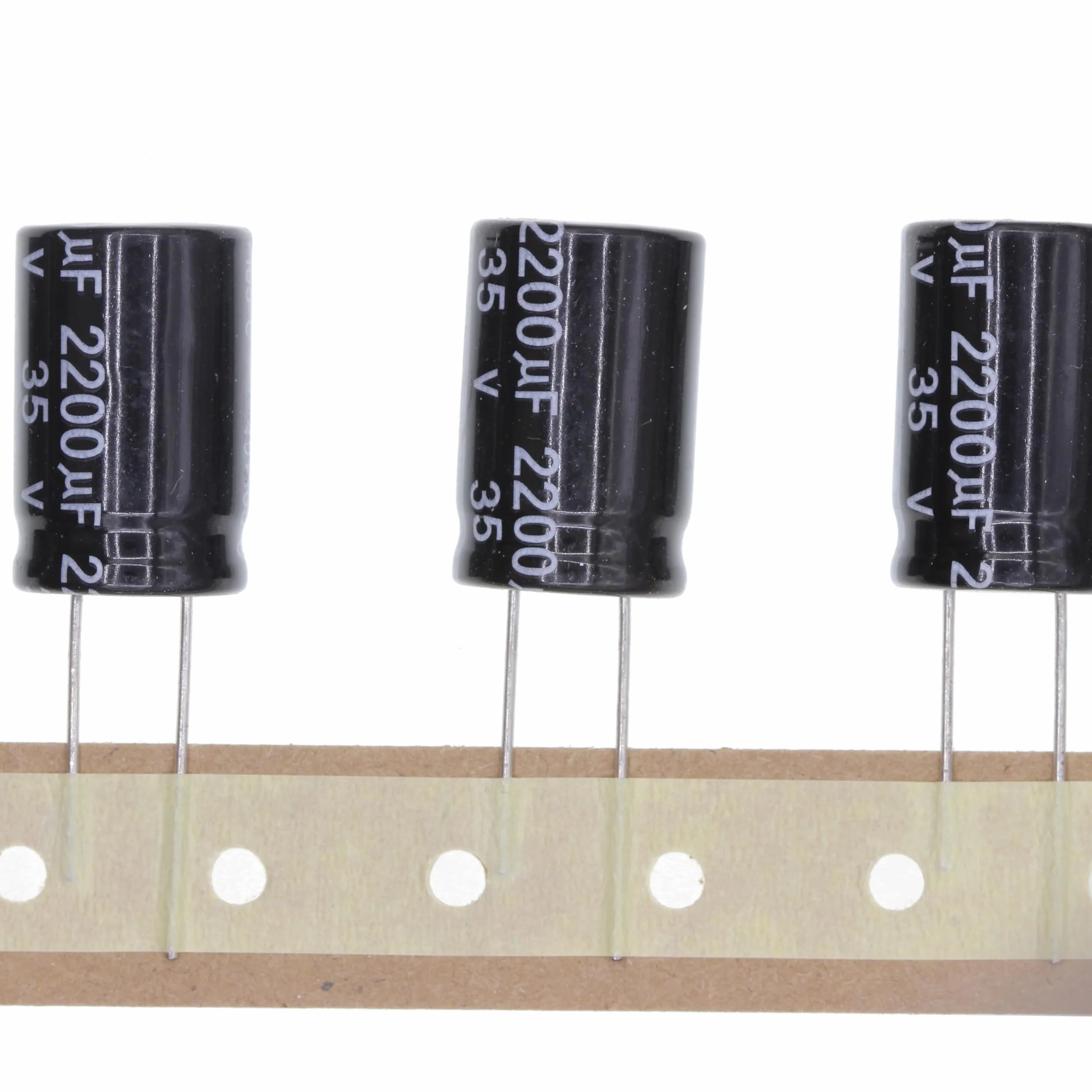 Kondensator elektrolityczny aluminiowy 35V 2200UF 16x25mm 10 sztuk