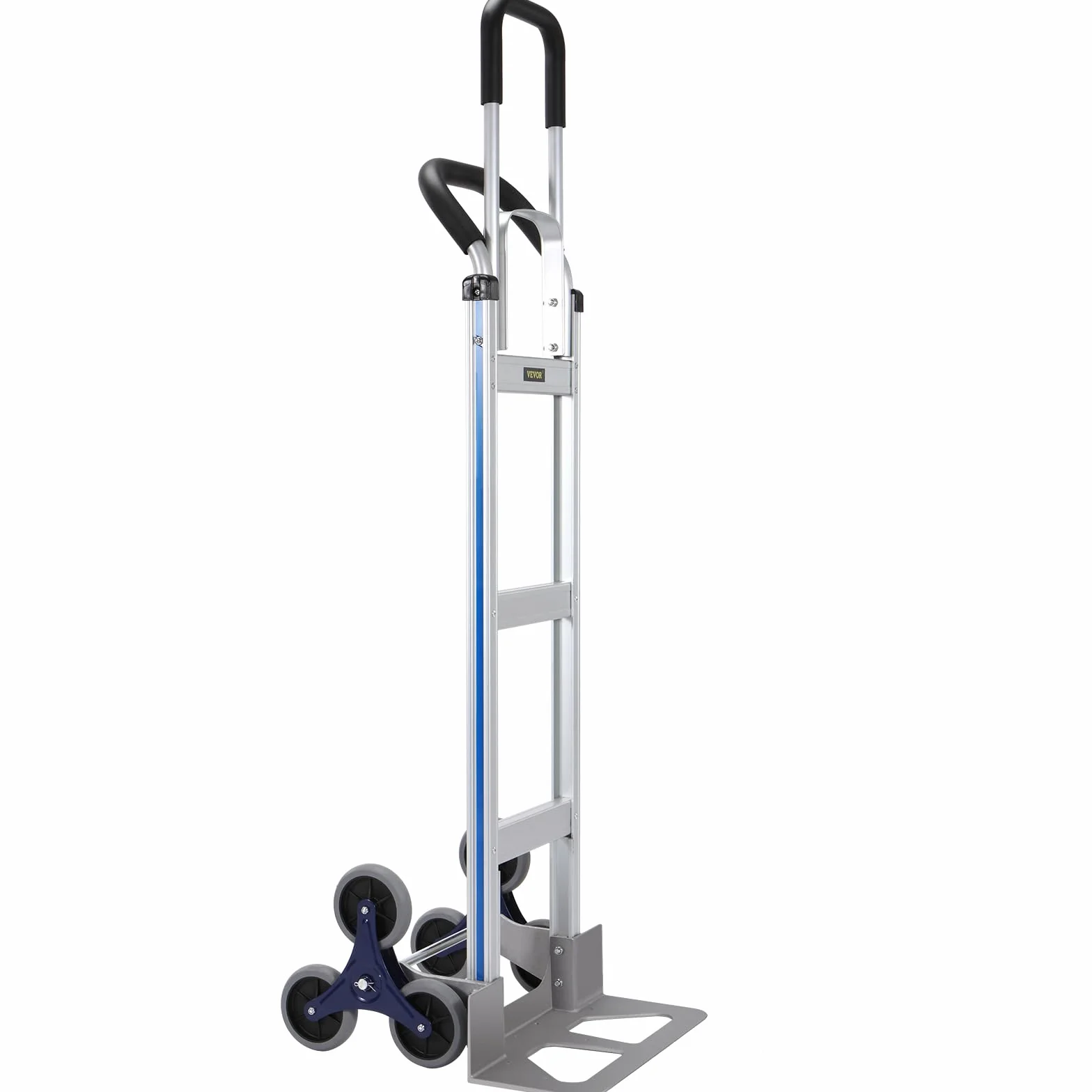 VEVOR Wózek wspinaczkowy po schodach 250 kg aluminiowy z podwójnymi uchwytami