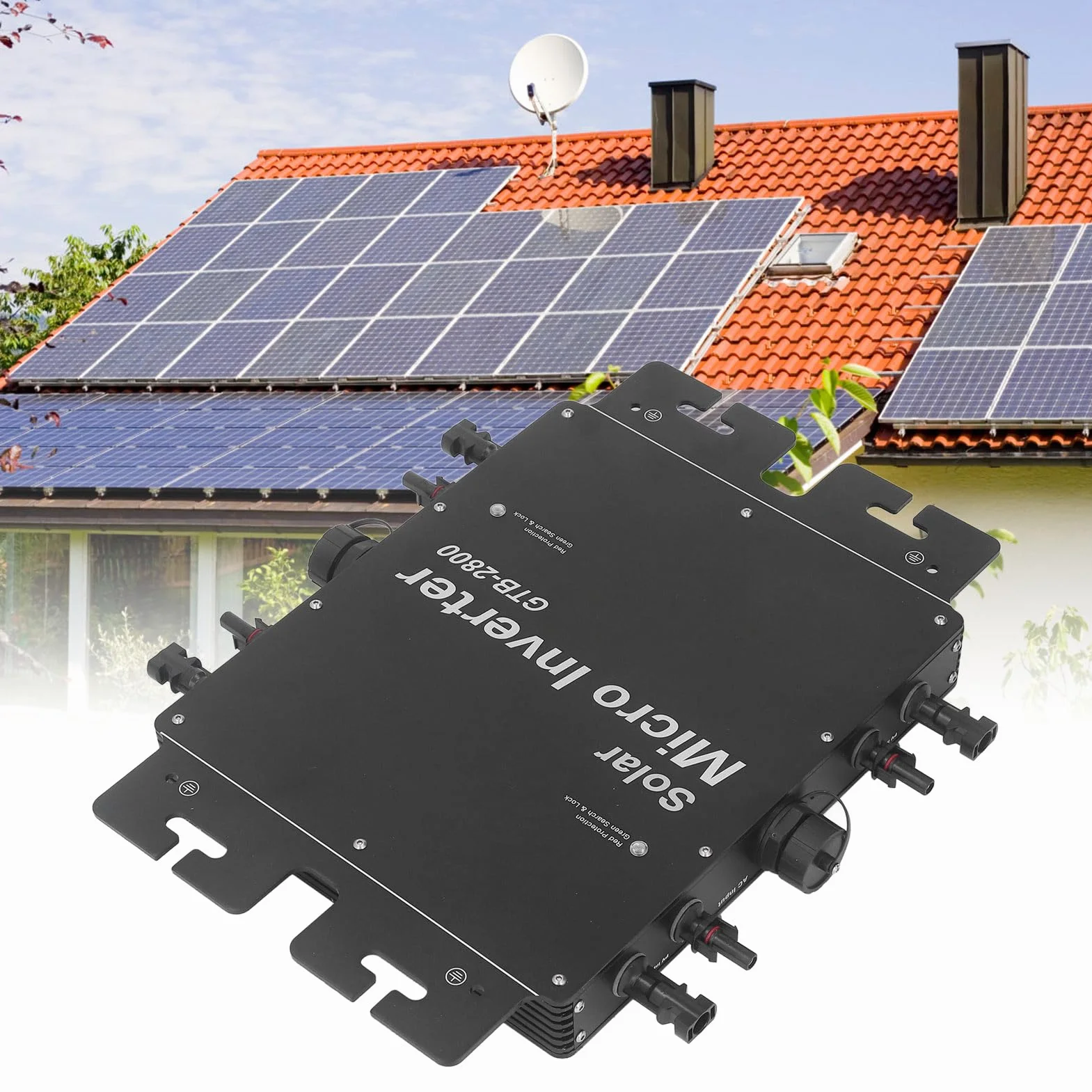 Inwerter Sieciowy 2800W MPPT IP65 Wodoodporny 230V EU