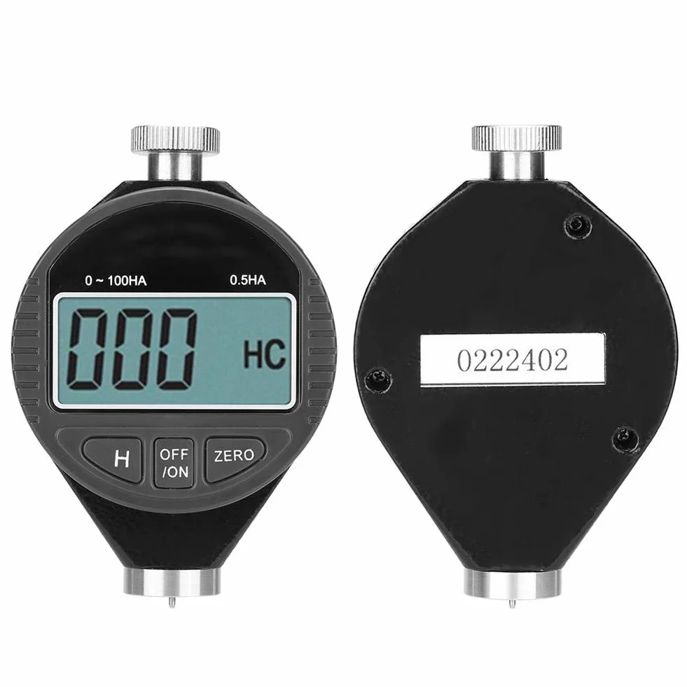 Tester twardości wyświetlacza LCD, twardość 100HD Shore A do pomiaru twardości różnych miękkich materiałów, takich jak guma, żel krzemionkowy, opony i plastik