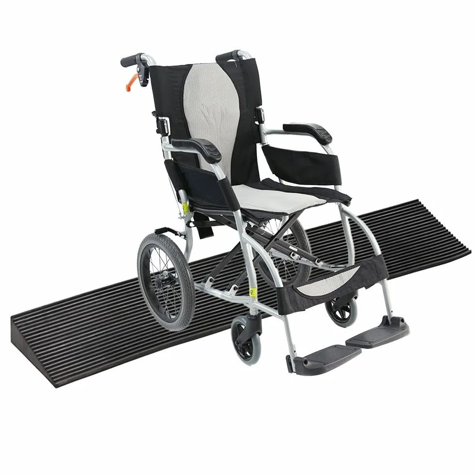 Kingpower Rampa gumowa klin podjazdowy dla wózków inwalidzkich 8-45 mm 900 mm
