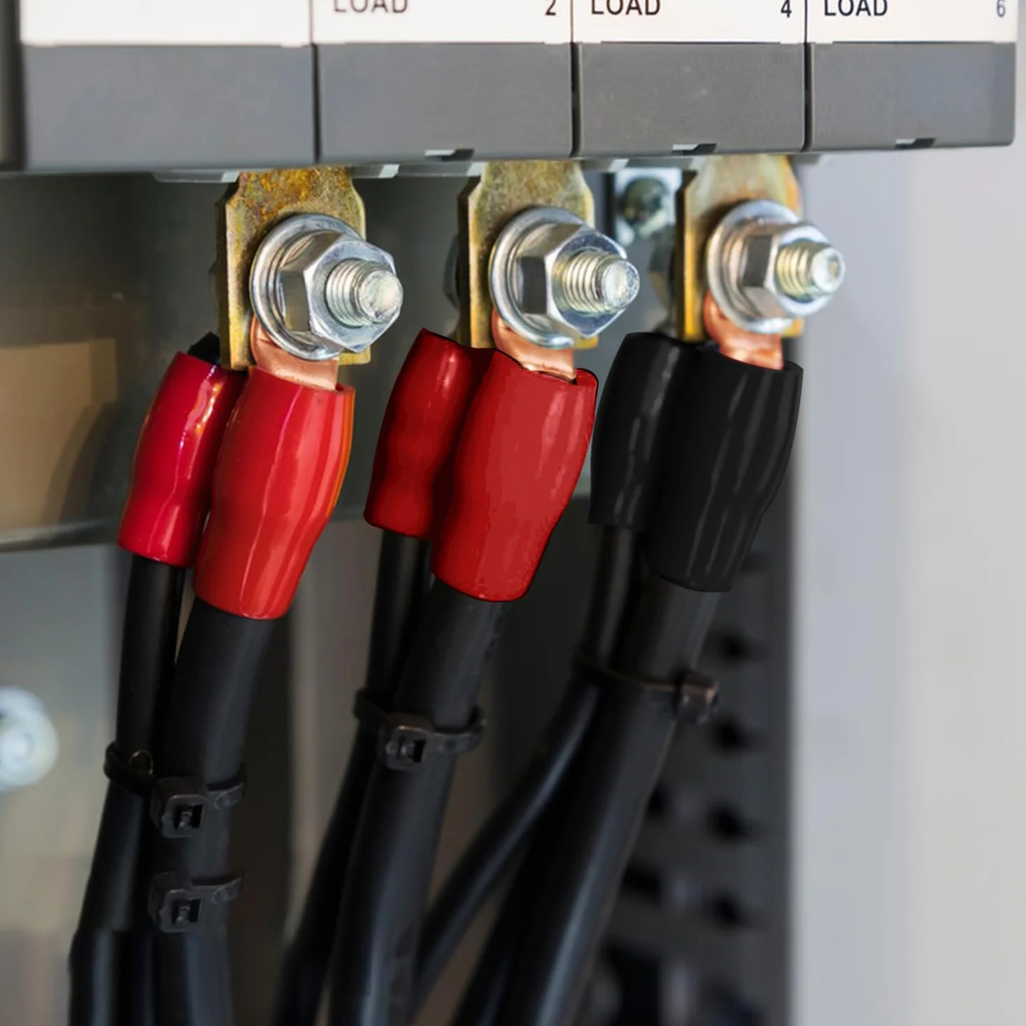 YIXISI 40 Sztuk M10 SC25-10 AWG4 Zaciski Pierścieniowe, Zestaw Rurowy Kabel Akumulatora Kończy, Się Miedziane Końcówki Przewodów, z Tulei Izolacyjnych, do Kabli Elektrycznych, Złoty