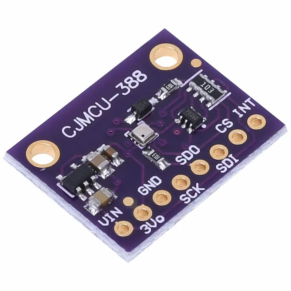 Cyfrowy czujnik ciśnienia powietrza 24-bitowy niski poziom hałasu CJMCU-388 BMP388 Interfejs I2C kompatybilny z Arduino,