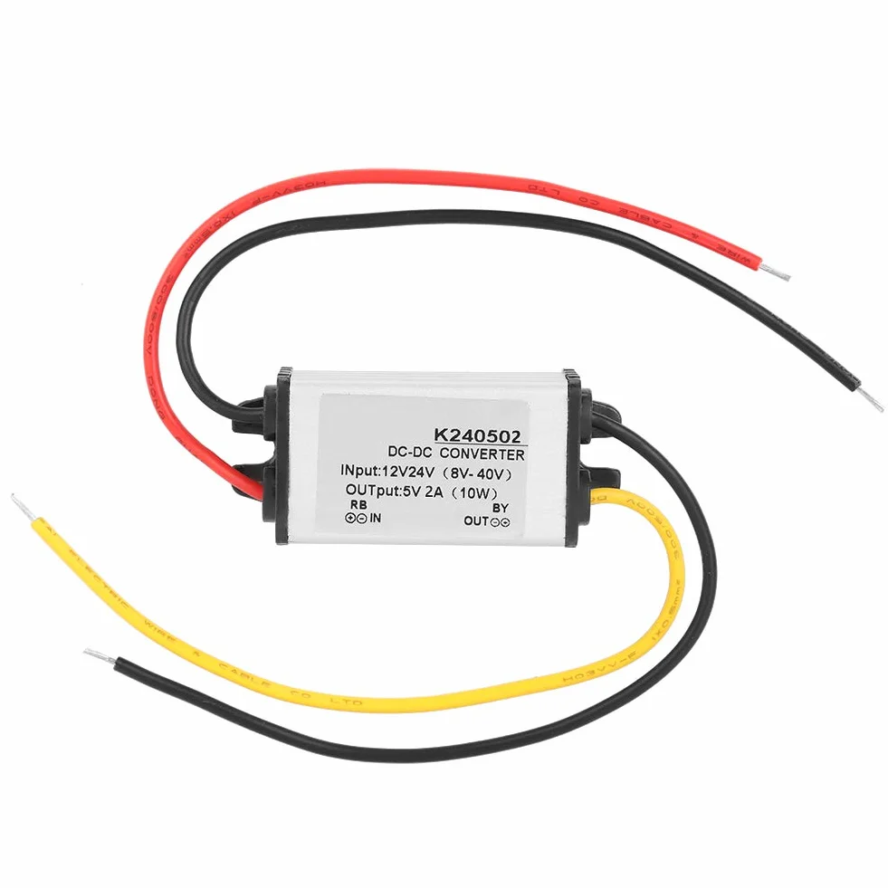Przetwornica Obniżająca Dc-Dc 12 V / 24 V Do 5 V 2A Wydajność Regulator Napięcia Diy Zasilacz Obniżający Moduł Zasilający