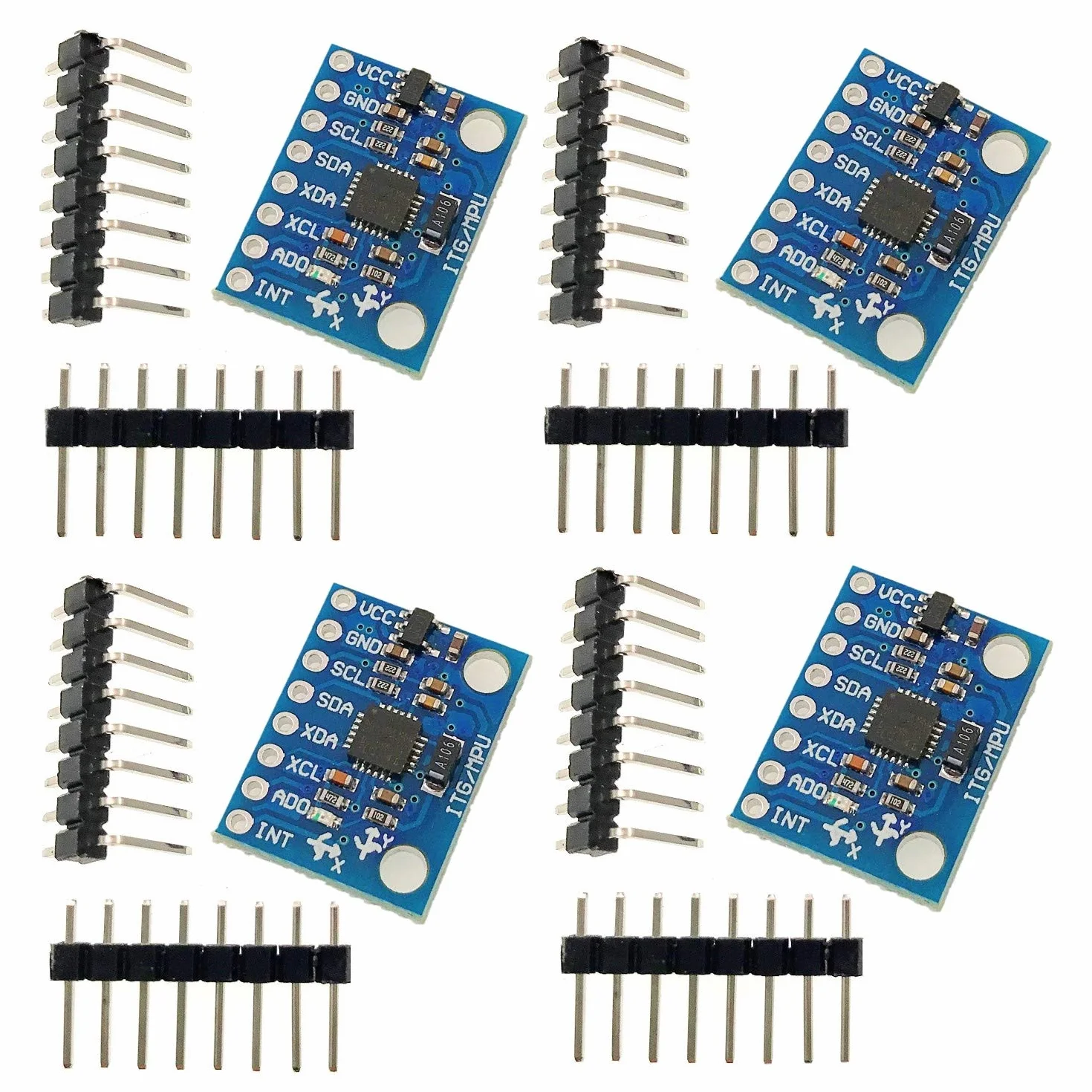 GY-521 MPU-6050 6DOF moduł 3-osiowy żyroskop akcelerometr czujnik nachylenia do Raspberry Pi Arduino