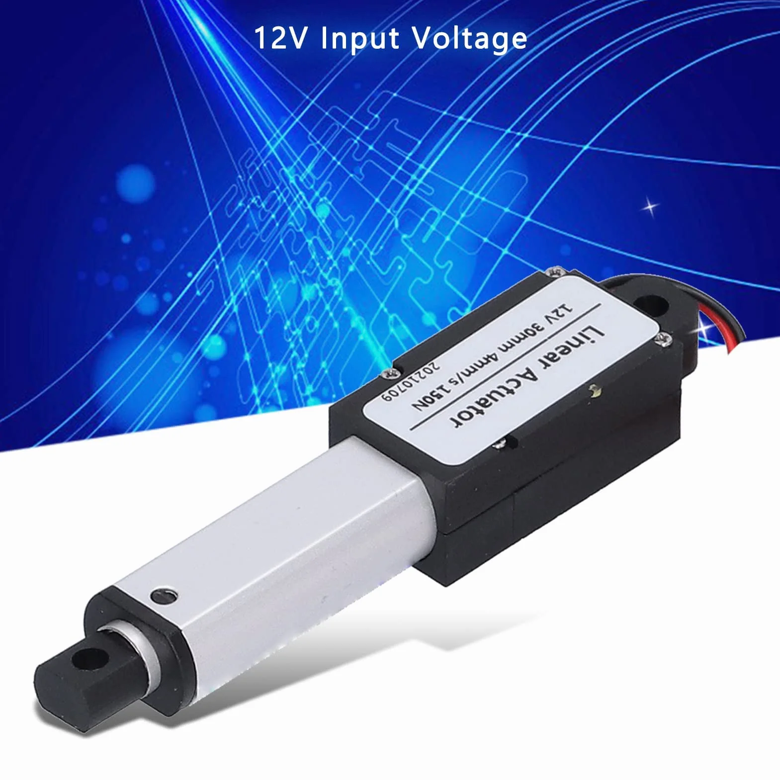 Elektryczny Siłownik Liniowy Mini 30mm Skok DC 12V Wodoodporny 150N