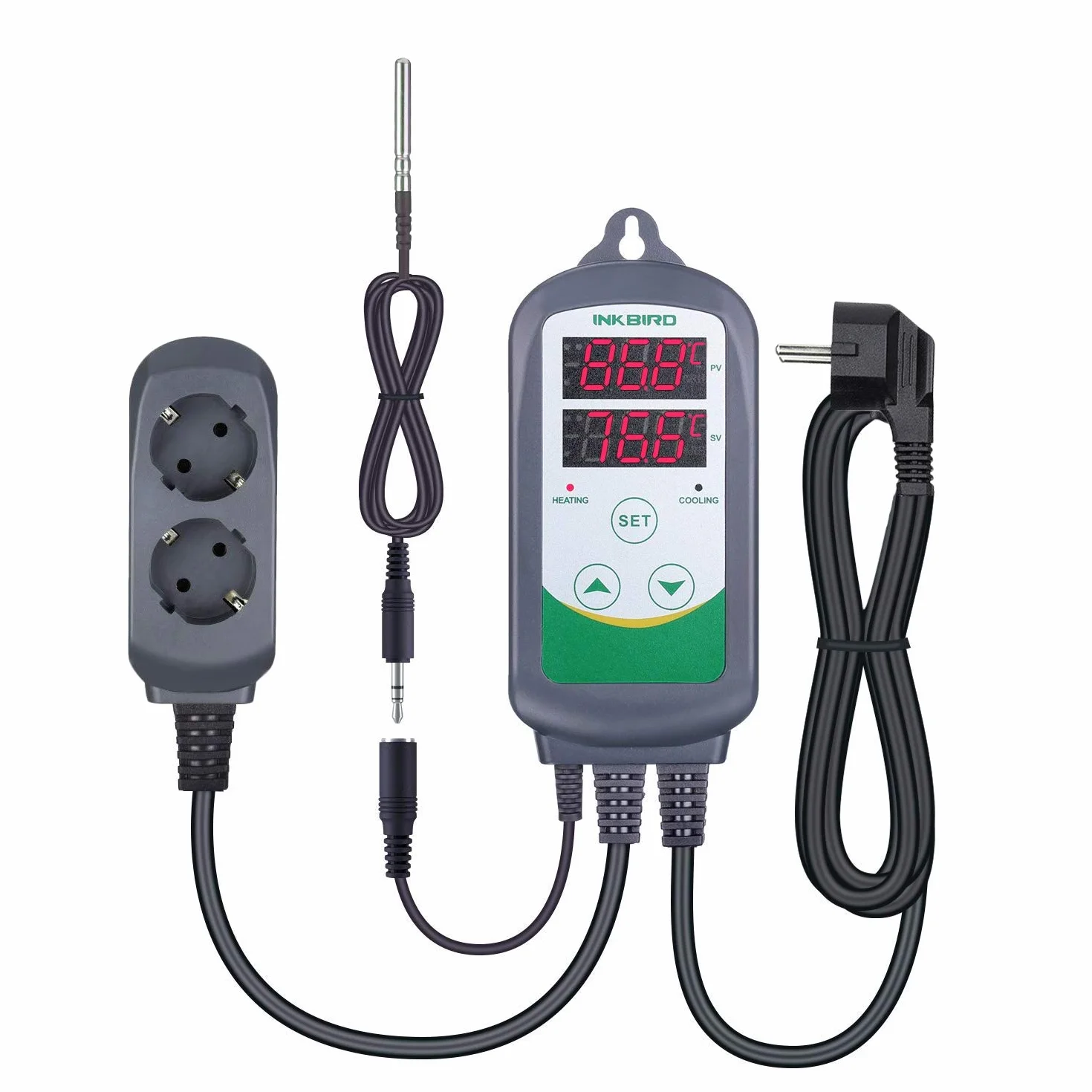 Inkbird ITC-308S Cyfrowy termostat regulatora temperatury z sondą NTC