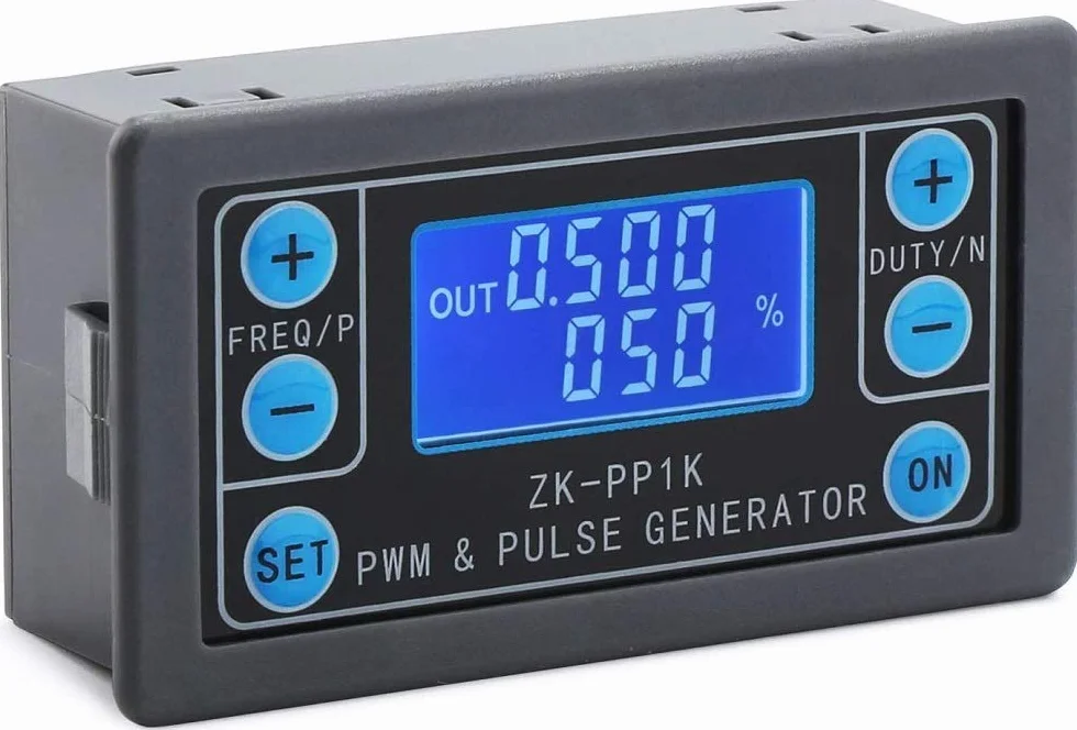 DollaTek PWM Generator sygna?u 1Hz ~ 150 kHz generator dwumilowy regulowany generator cz?stotliwo?ci pulsu Wspó?czynnik cz?stotliwo?ci t?tna prostok?tny modu? fali kwadratowej z etui