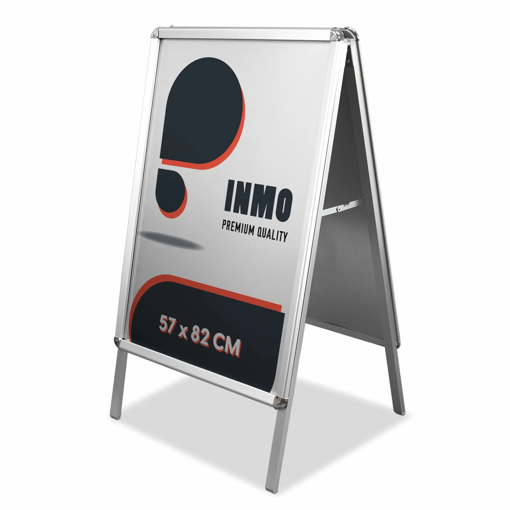 INMO Stoper klienta A1 stojak na plakat srebrny tablica reklamowa