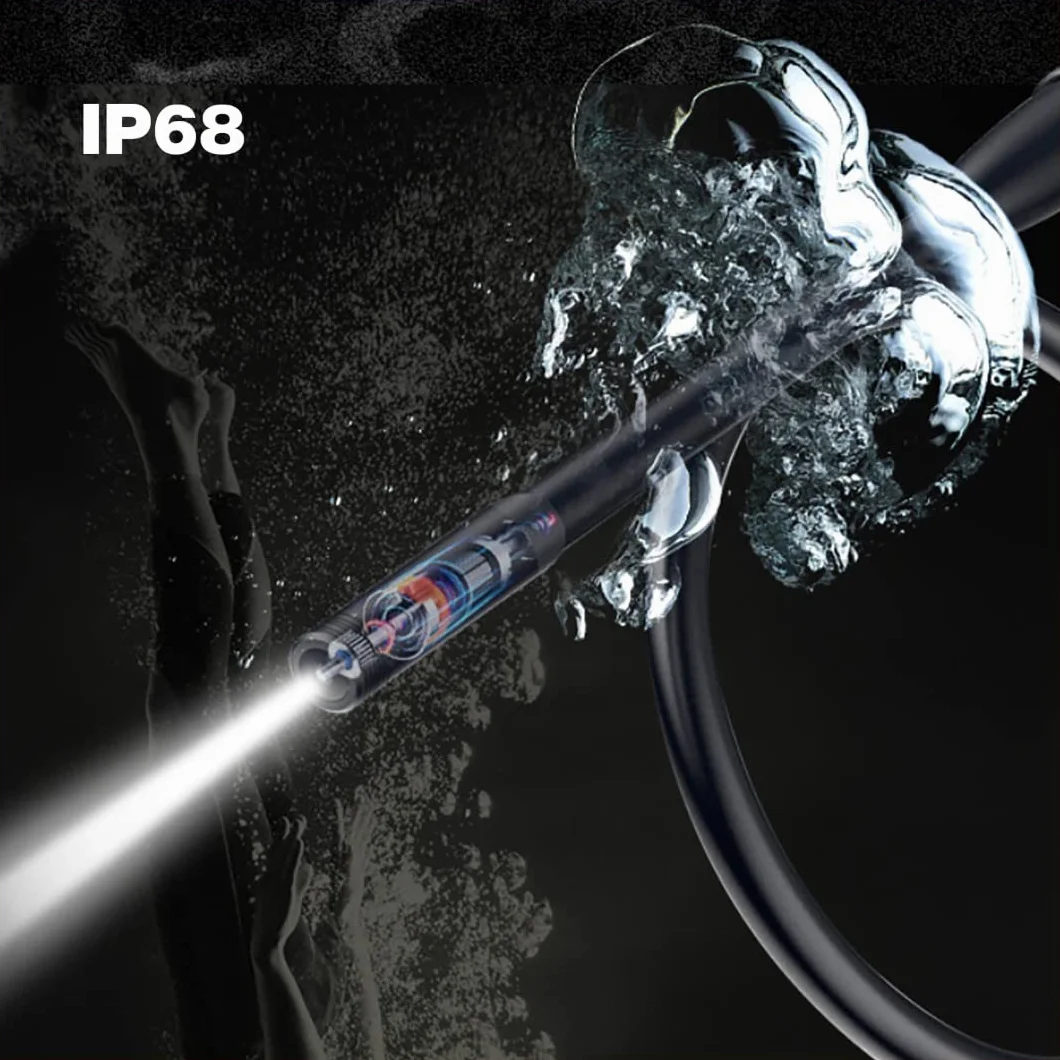 KS Tools 550.7560 Zestaw wideoskop wi-fi Ø 5,5 mm 0° sonda z kamerą przednią HD, 5-szt