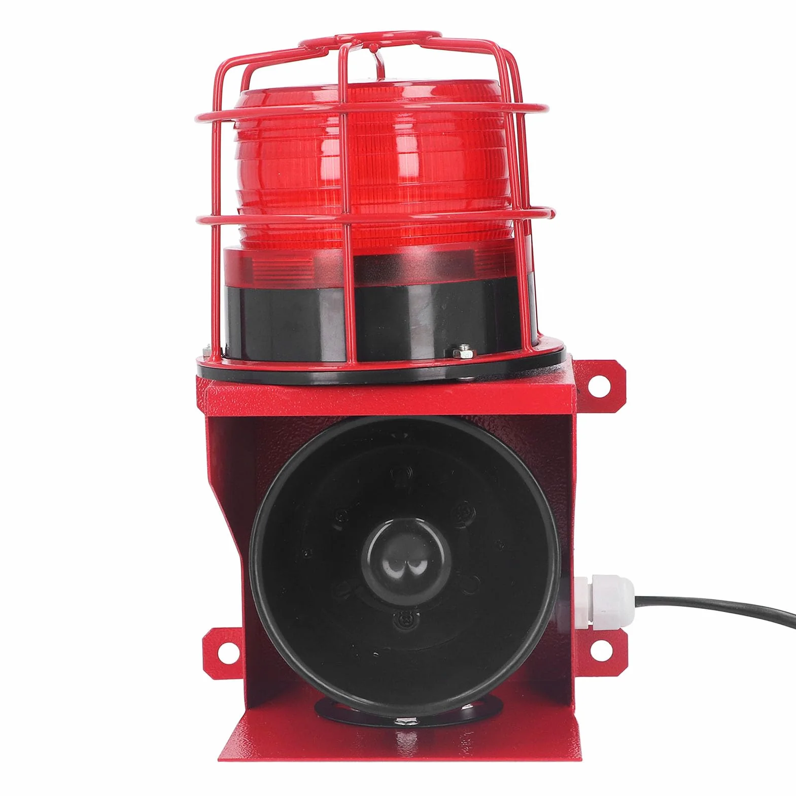 Alarm Siren IP65 Waterproof LED Strobe 220V Stop Aluminium PVC